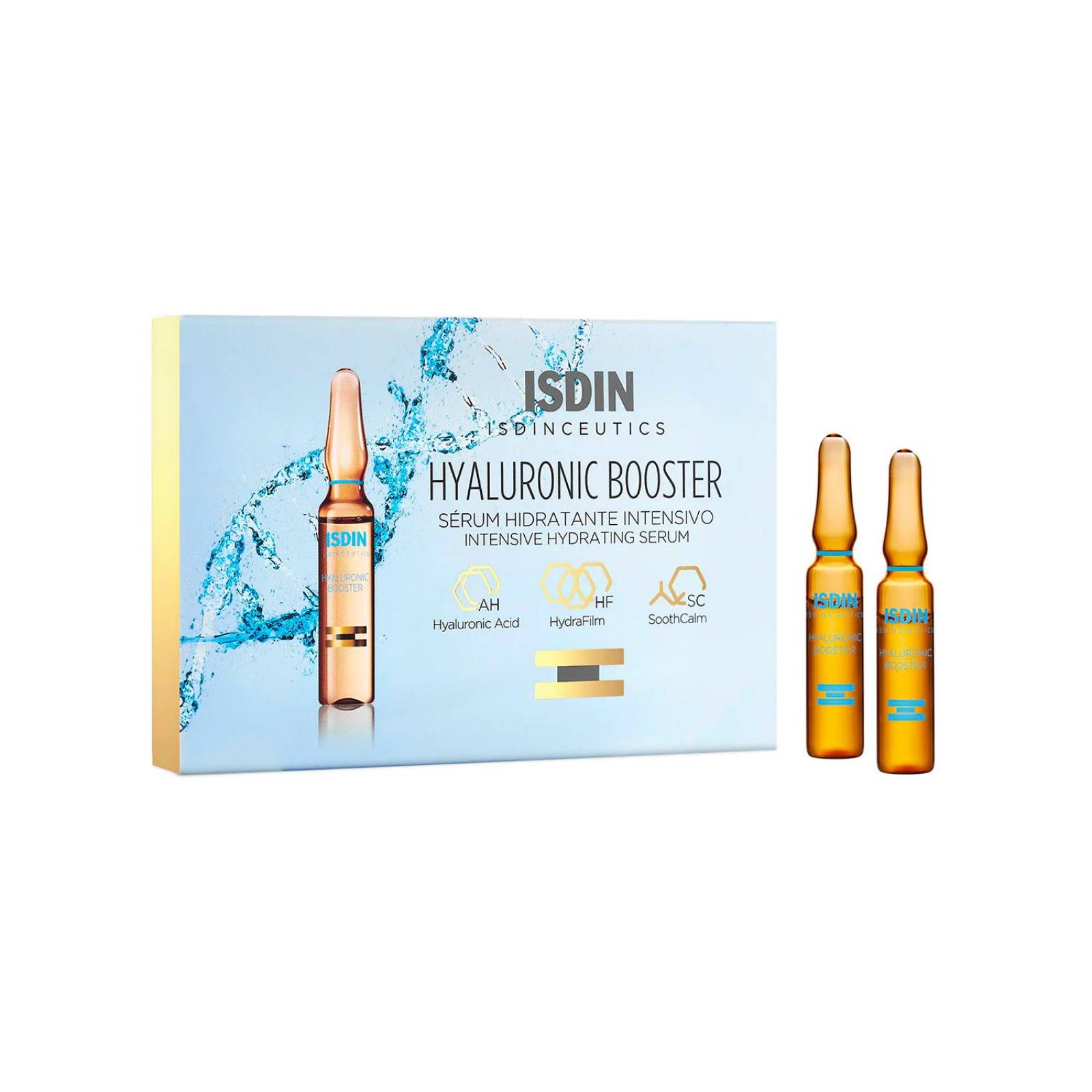 Sérum Hidratante Isdin Hyaluronic Booster 5 Ampolletas