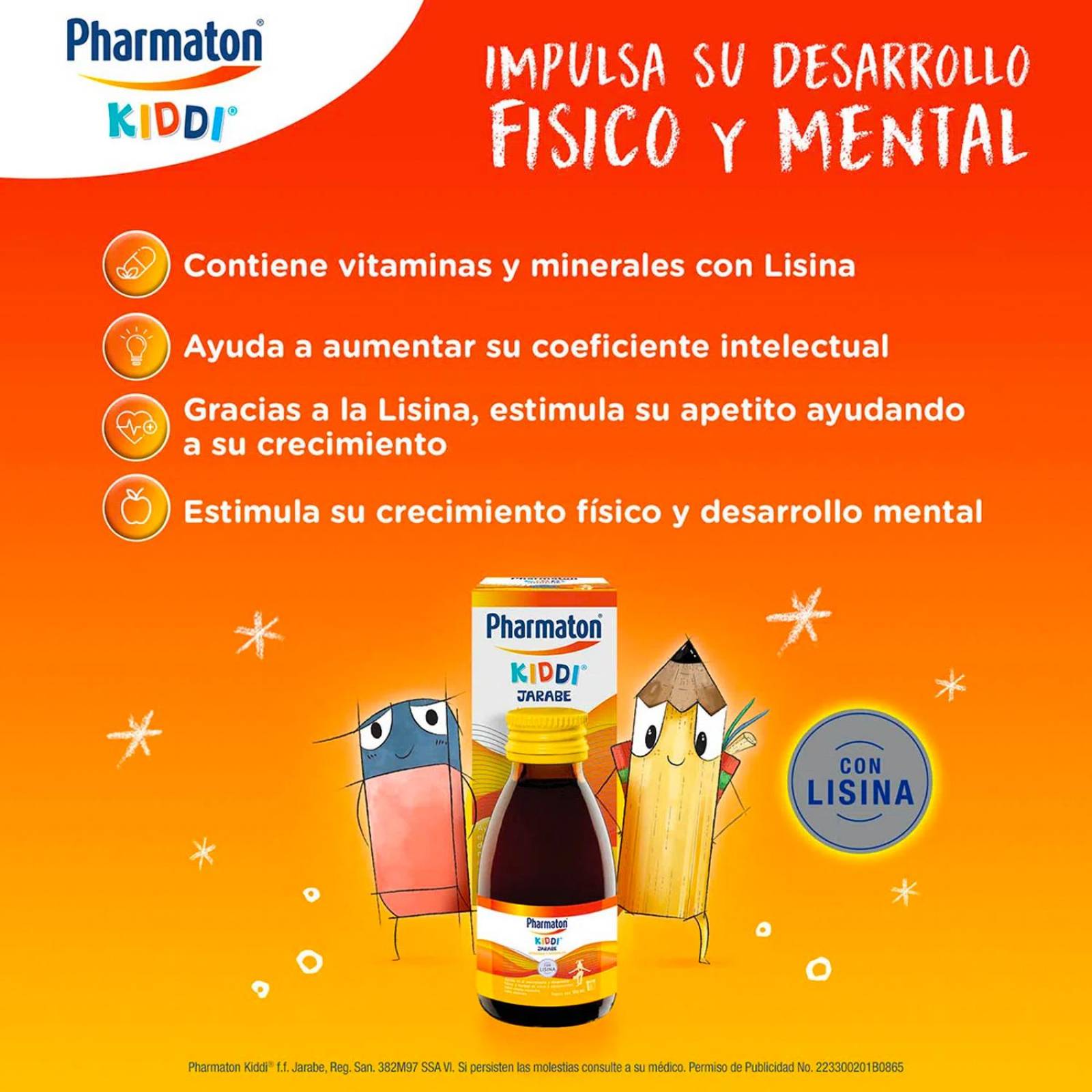 Jarabe Pharmaton Kiddi 100 ml