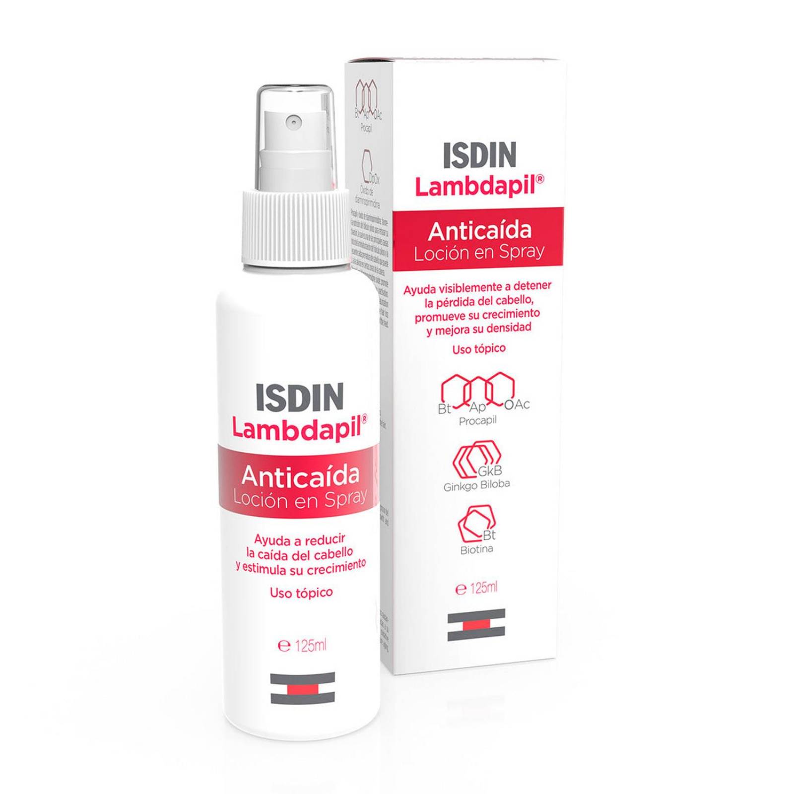 Loción en Spray Isdin Anticaída 125 ml 