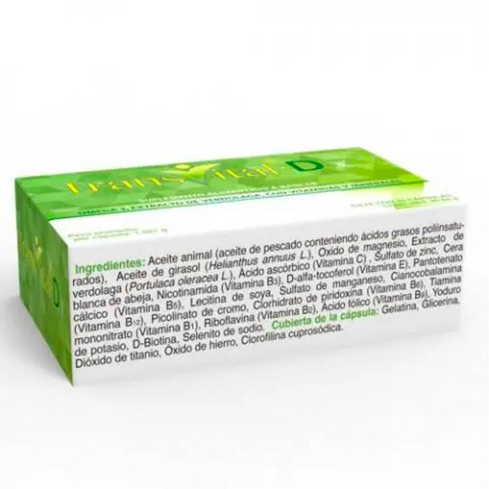 Suplemento Alimenticio Transvital-D 30 Cápsulas
