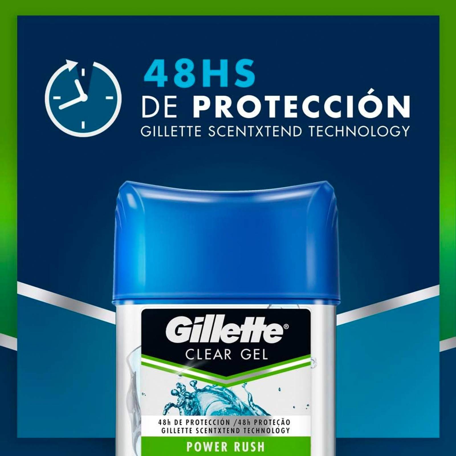 Desodorante en Gel Gillette Power Rush 82 gr