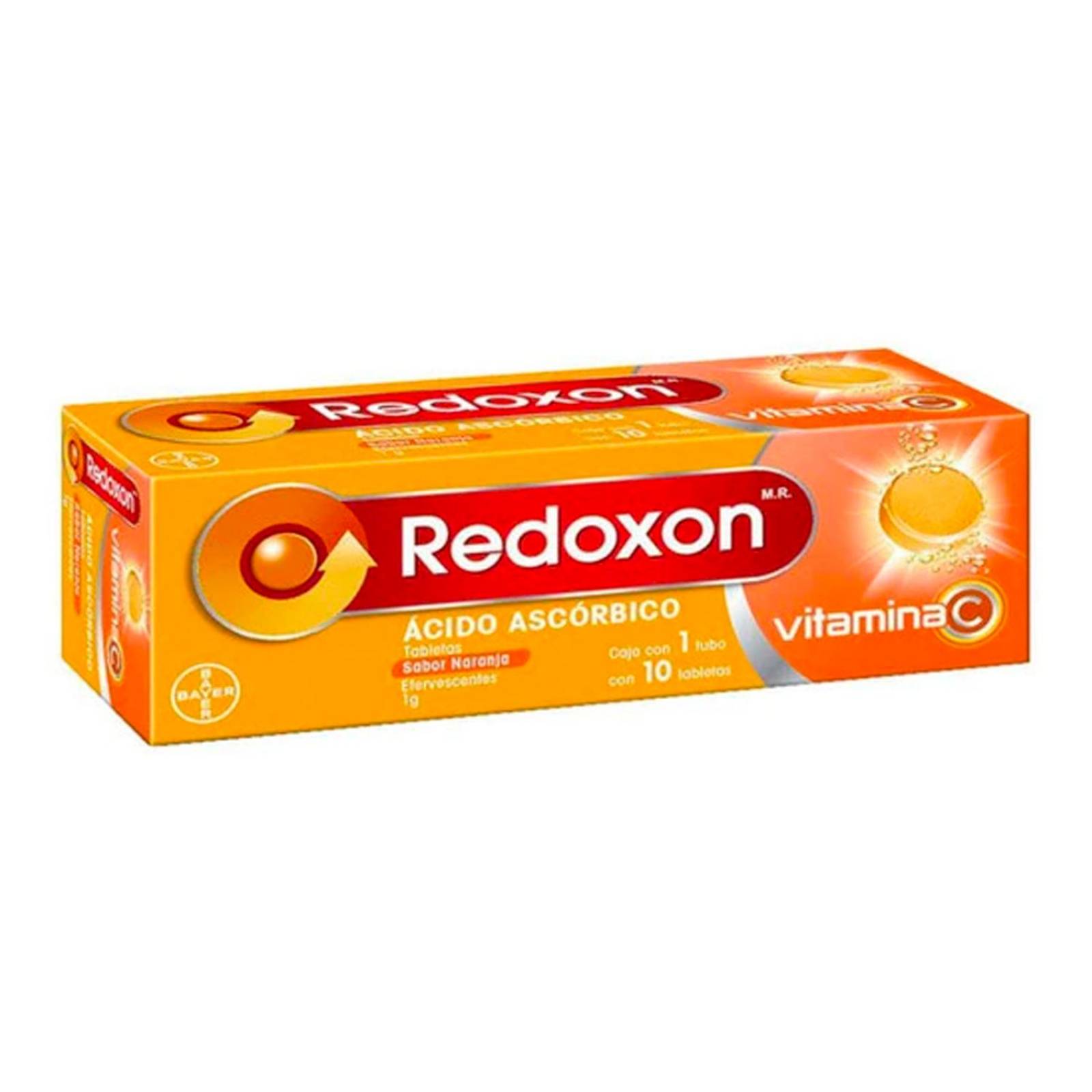 Multivitamínico Redoxon Vitamina C Sabor Naranja 10 Tabletas 