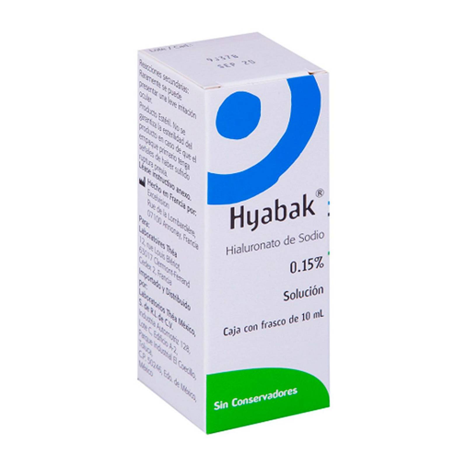 Solución Oftálmica Hyabak 0.15% 10 ml