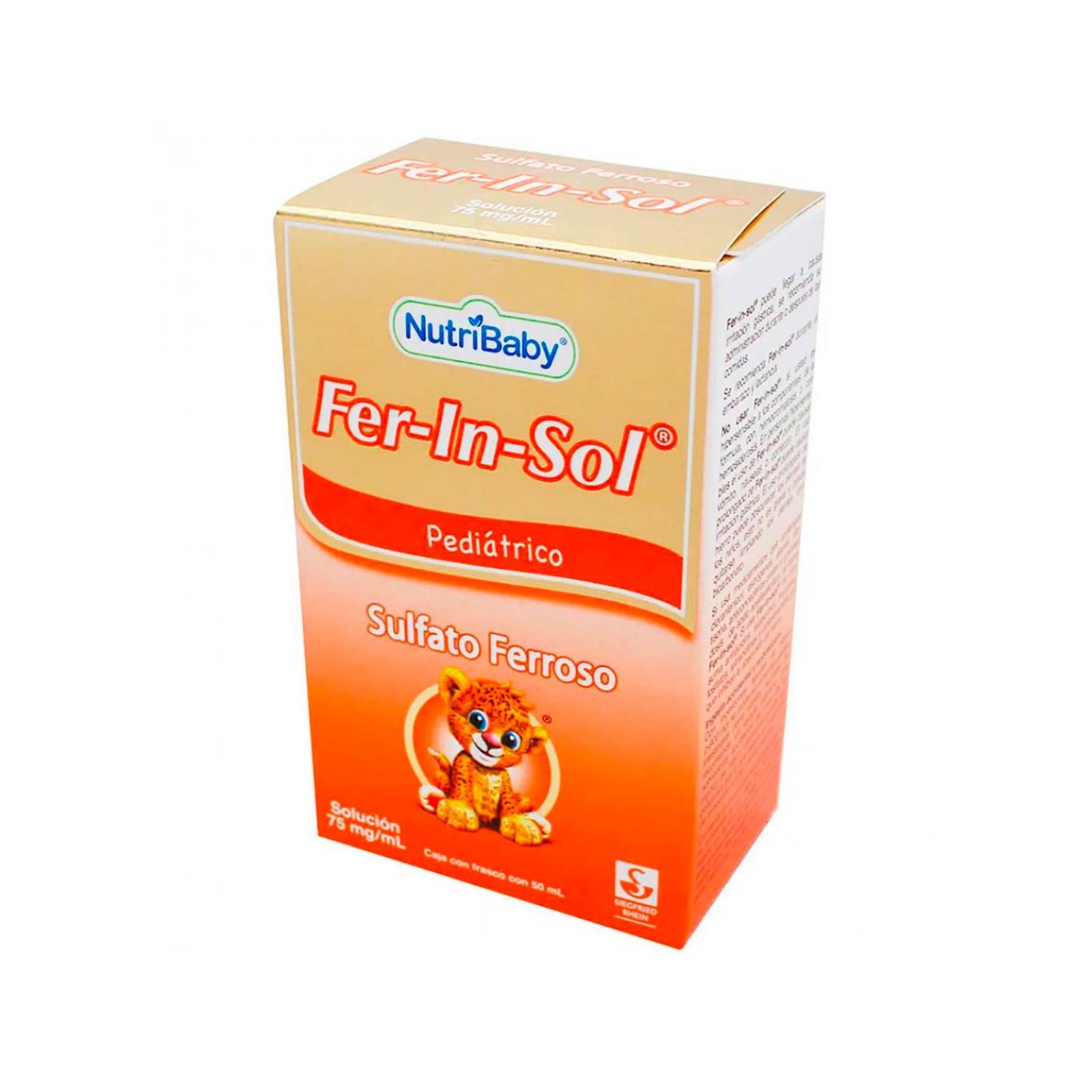 Suplemento Alimenticio Fer-In-Sol Pediátrico 50 ml 