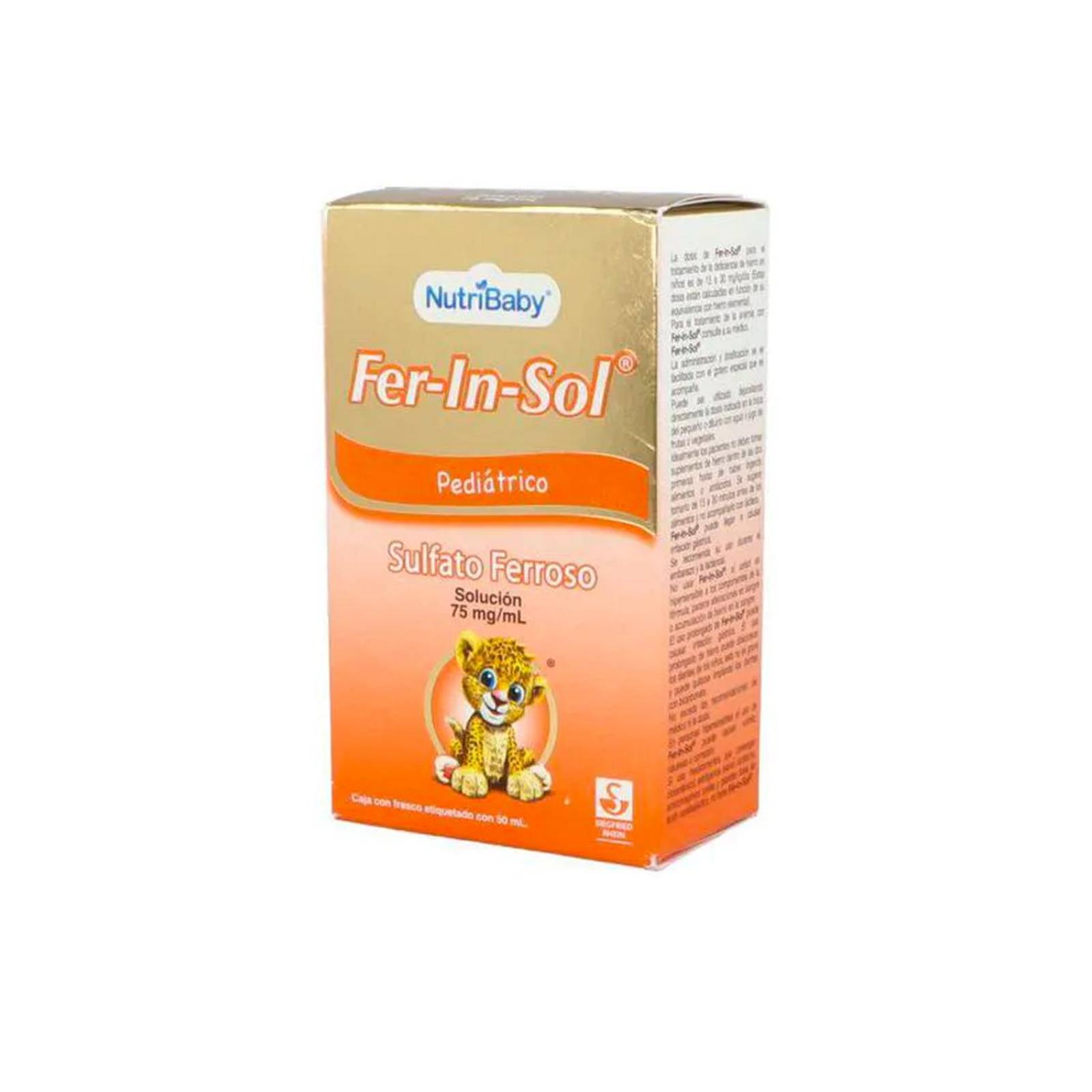 Suplemento Alimenticio Fer-In-Sol Pediátrico 50 ml 