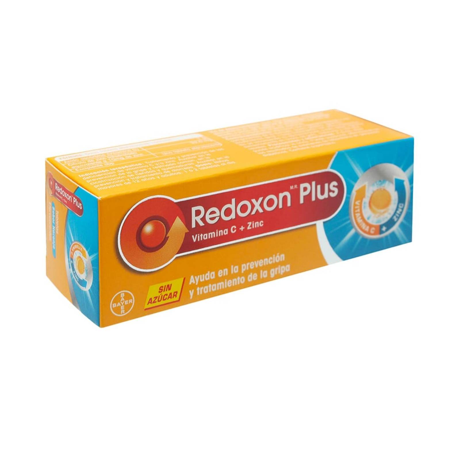 Multivitamínico Redoxon Plus Vitamina C + Zinc 10 tabletas 