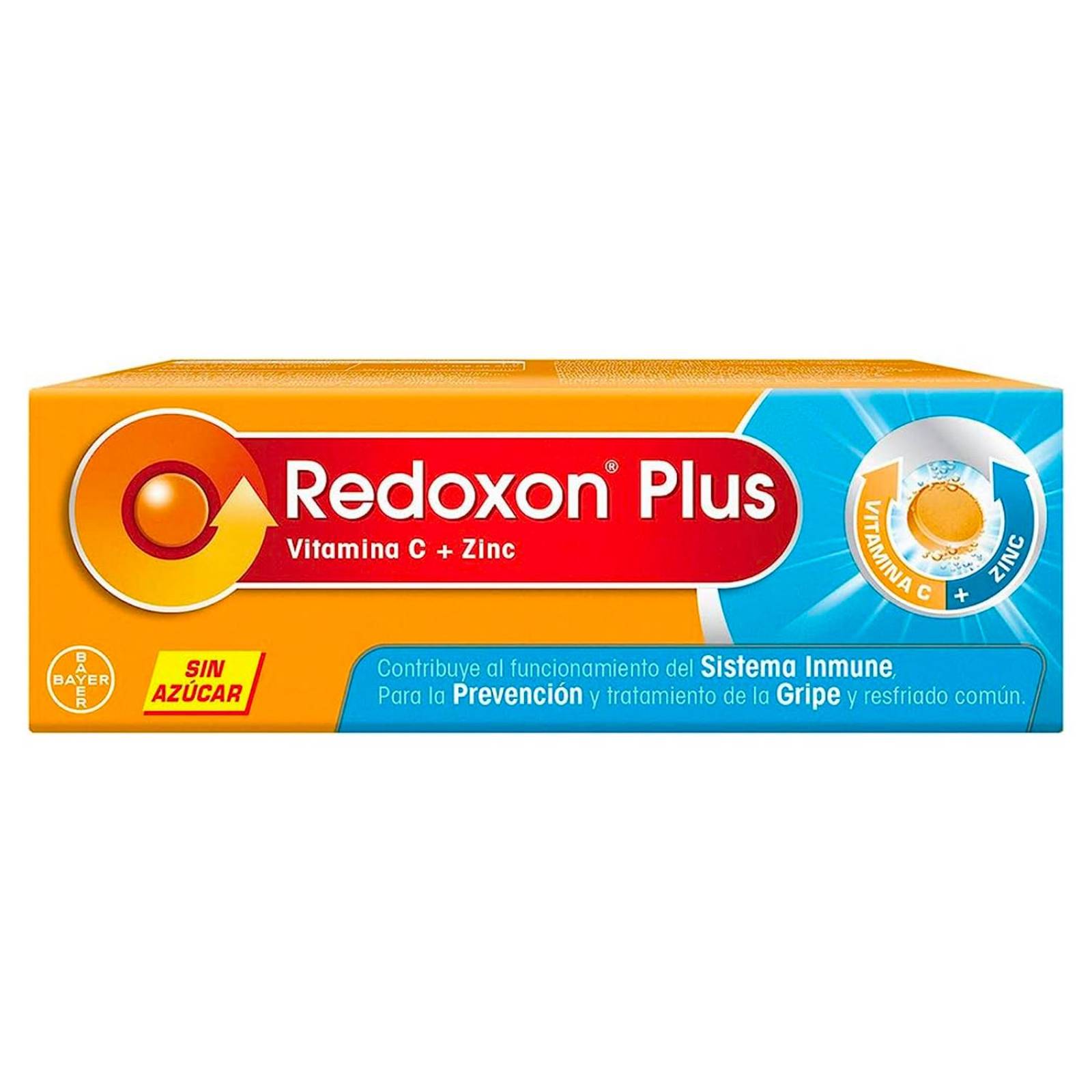 Multivitamínico Redoxon Plus Vitamina C + Zinc 10 tabletas 