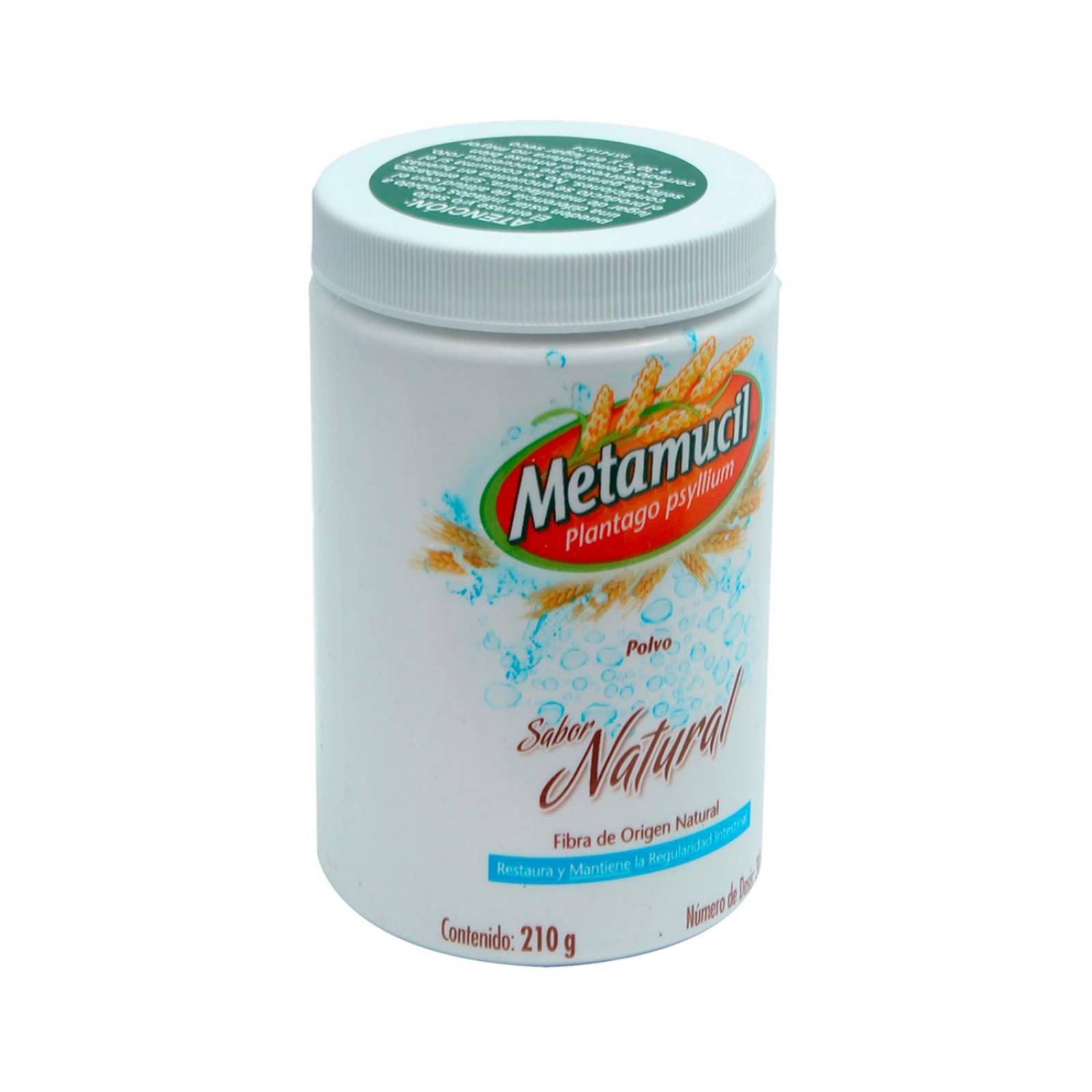 Polvo Soluble Metamucil Natural 210 gr 