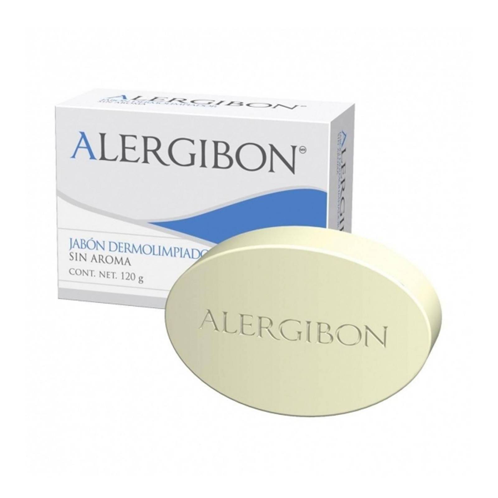 Jabón Dermolimpiador Alergibon Sin Aroma 120 gr