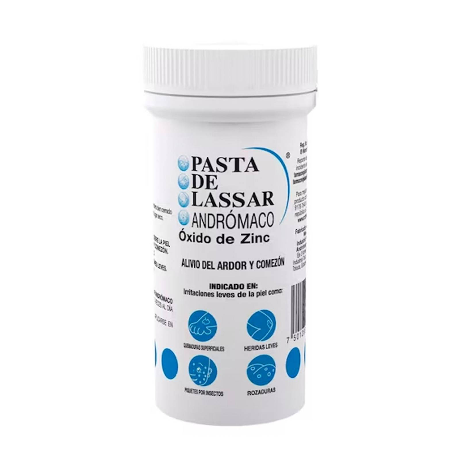 Pasta De Lassar Andrómaco Óxido De Zinc 60 Gr