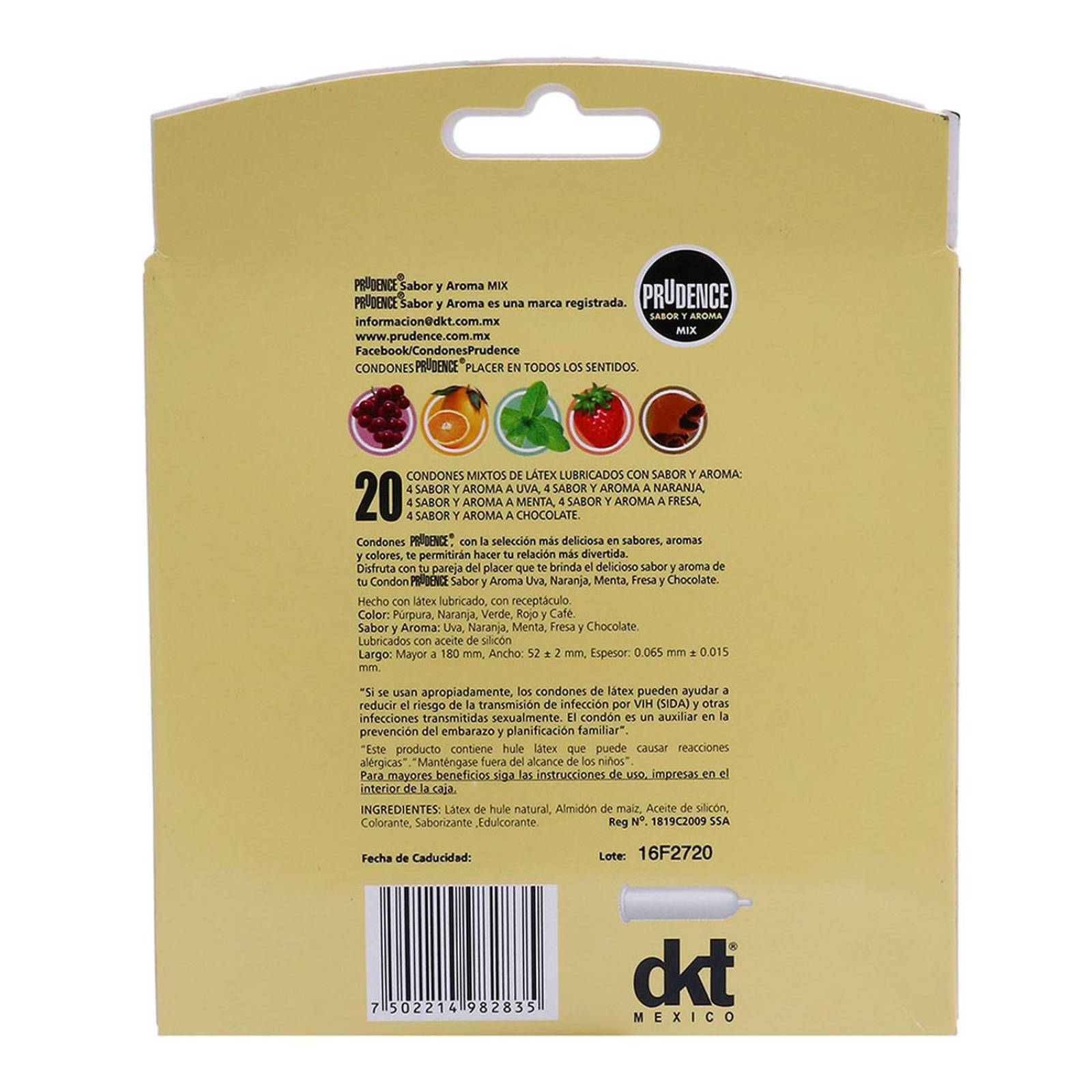Preservativos Prudence Aroma Mix 20 piezas 