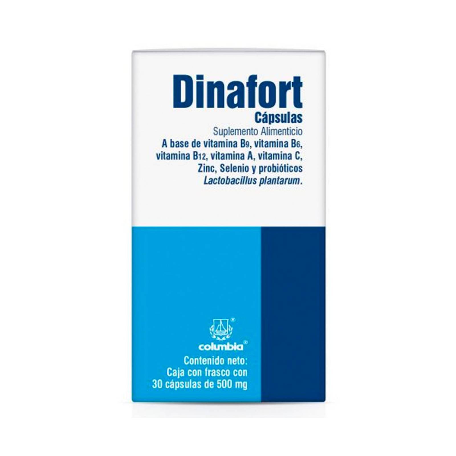 Suplemento Alimenticio Dinafort 30 Cápsulas 