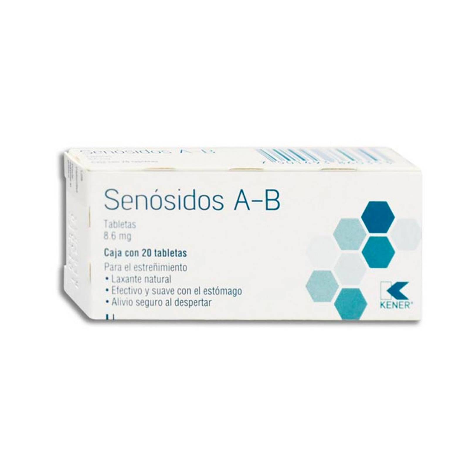 Senosidos Sekelax A-B 8.6 Mg 20 Tabletas