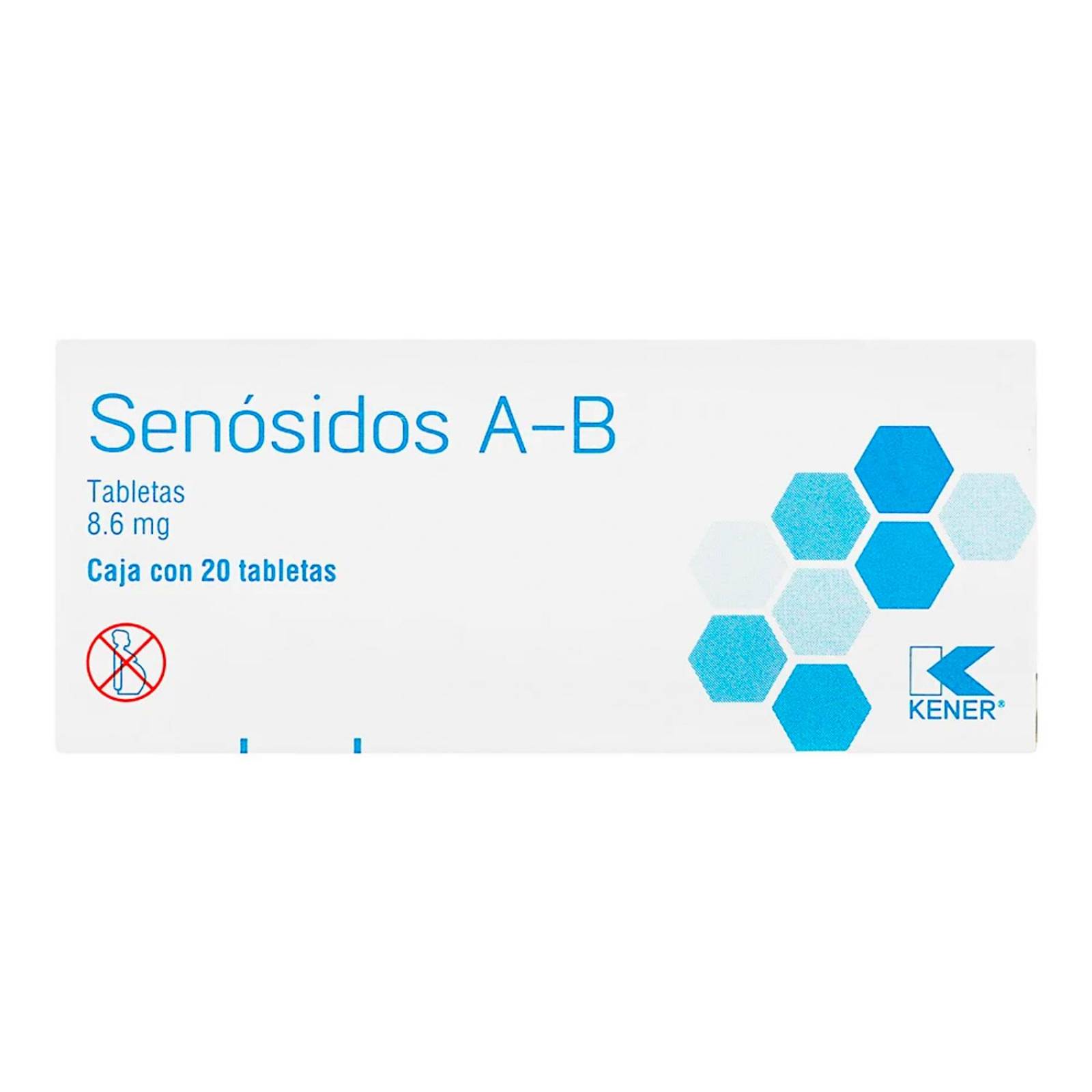 Senosidos Sekelax A-B 8.6 mg 20 Tabletas 