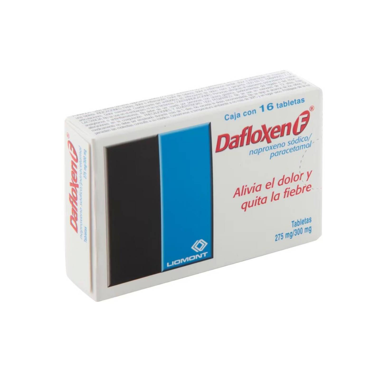 Analgésico Dafloxen F 16 tabletas 