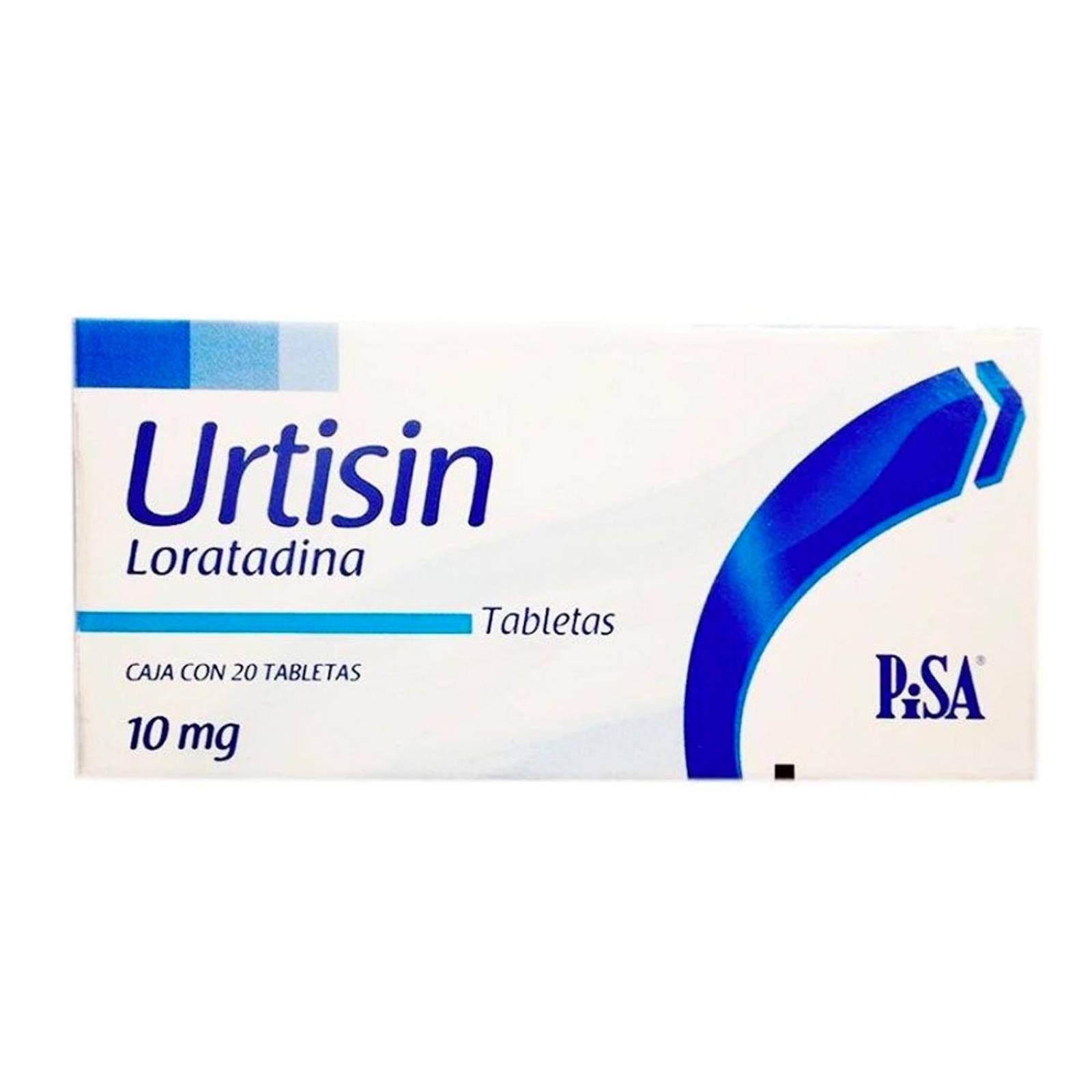 Loratadina Urtisin 10 mg 10 tabletas