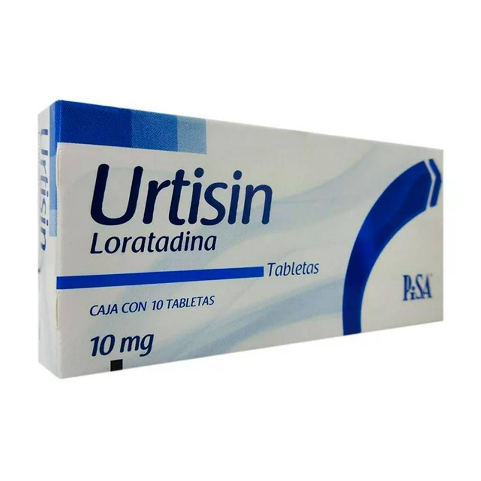 Loratadina Urtisin 10 mg 10 tabletas
