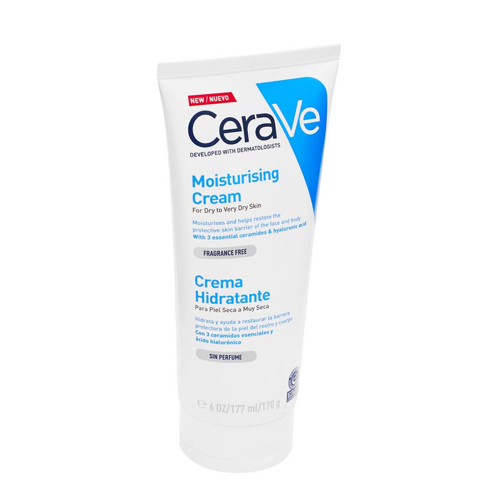 Crema Hidratante CeraVe Sin Perfume 170 gr 