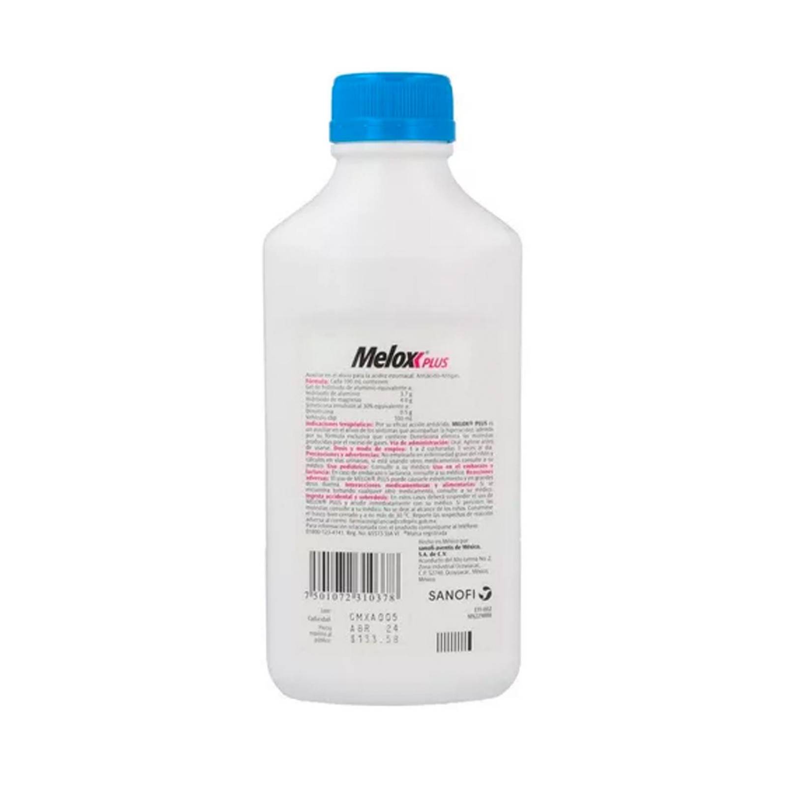 Suspensión Melox Plus Sabor Menta 360 ml 