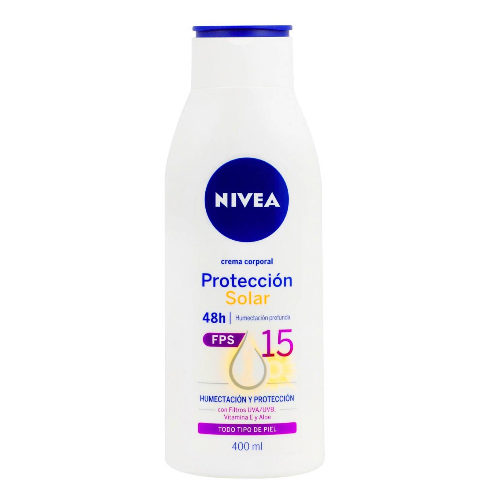 Crema Corporal Nivea Protección Solar 400 ml 