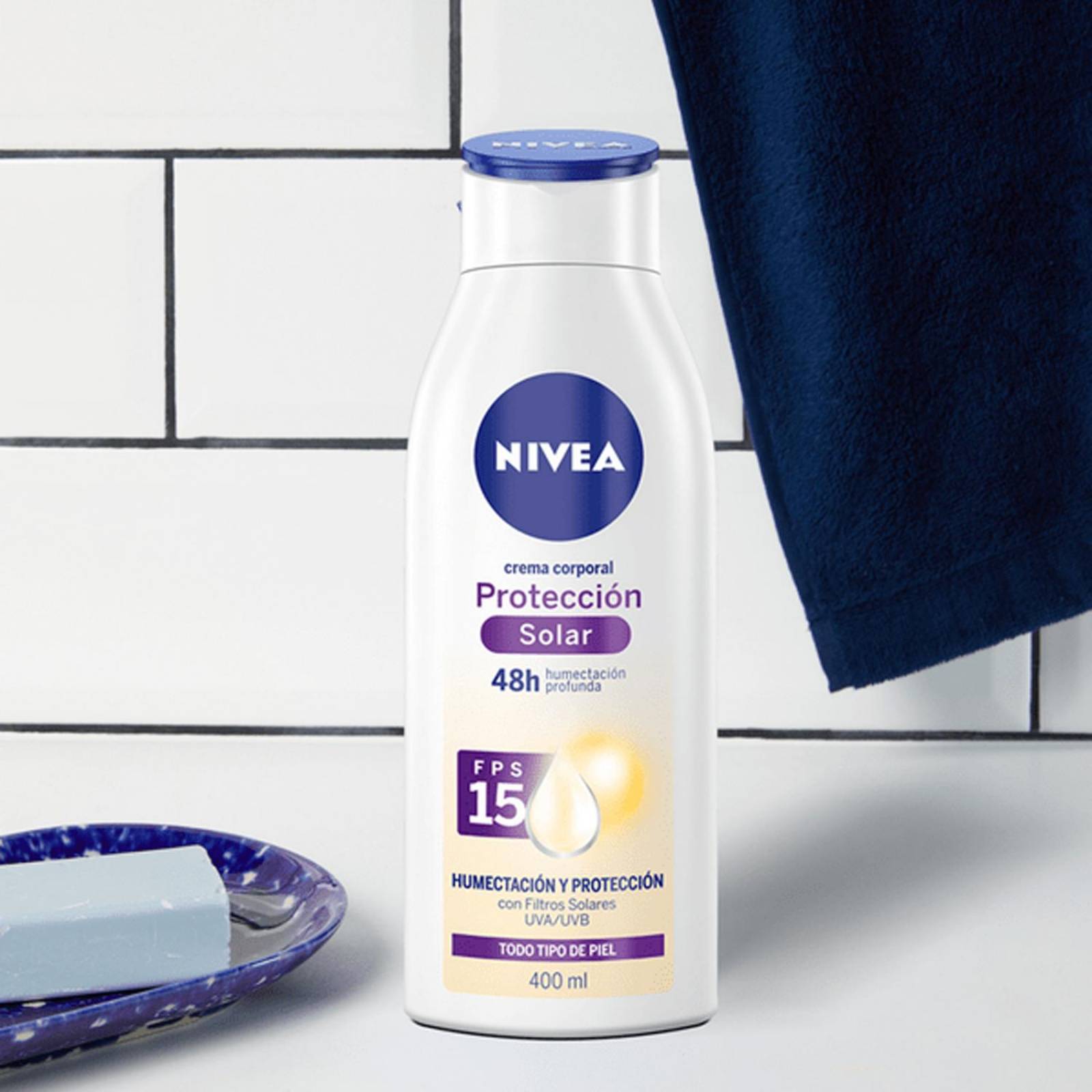 Crema Corporal Nivea Protección Solar 400 ml 
