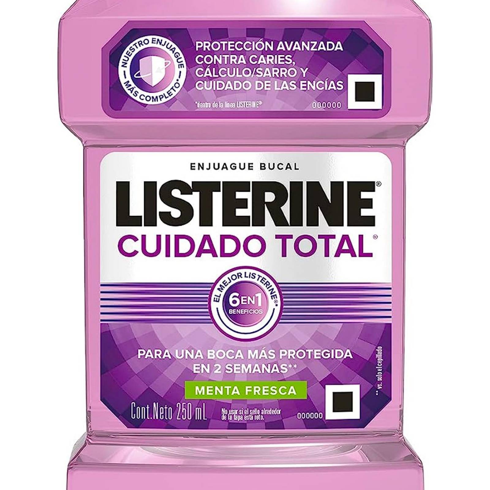 Enjuague Bucal Listerine Cuidado Total 250 ml 