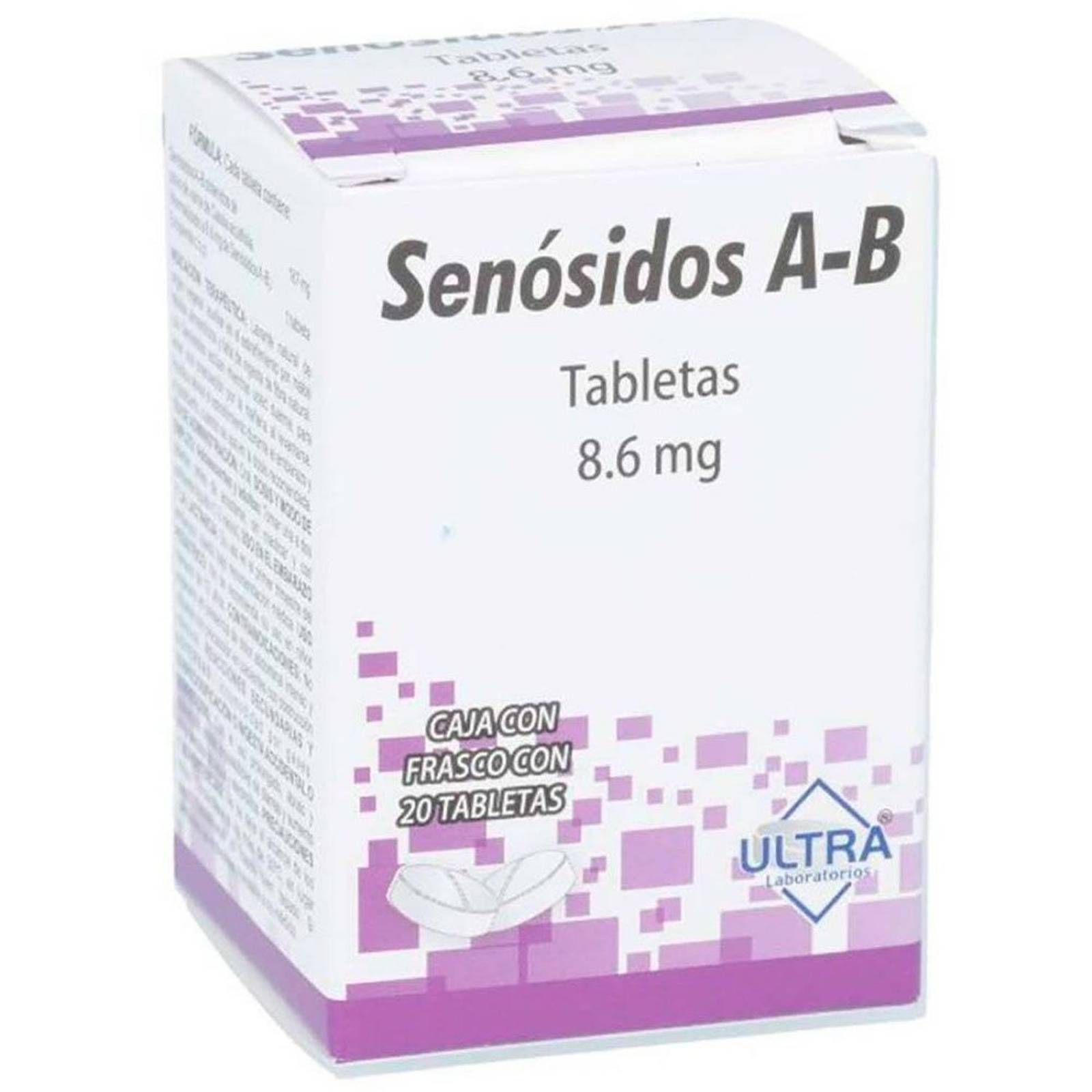 Medicamento Senosidos 20 Tabletas 8.6 mg 