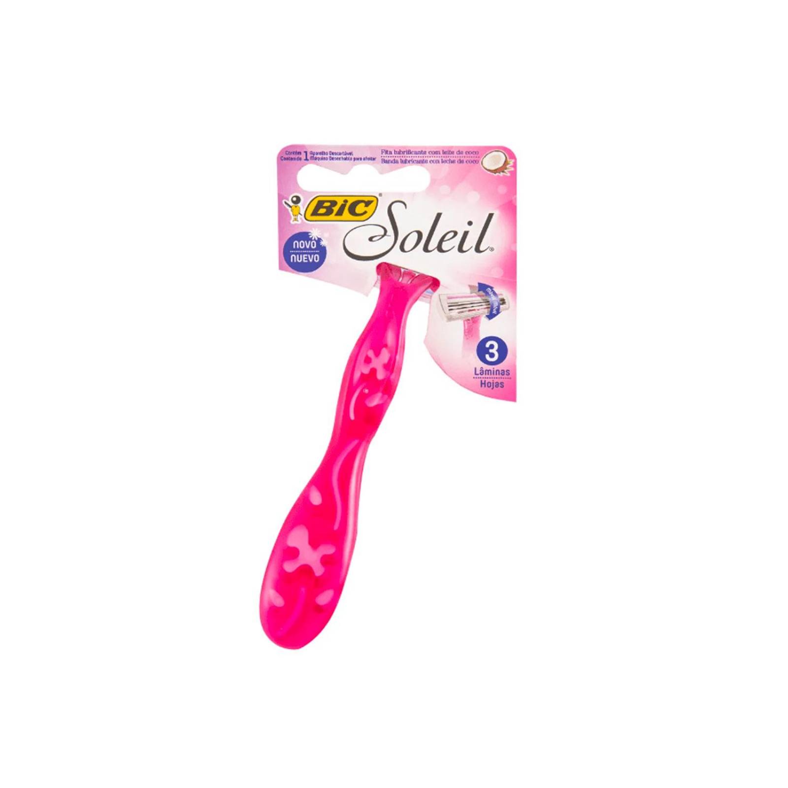 Rastrillo Bic Soleil Blister Exhibidor 12 piezas