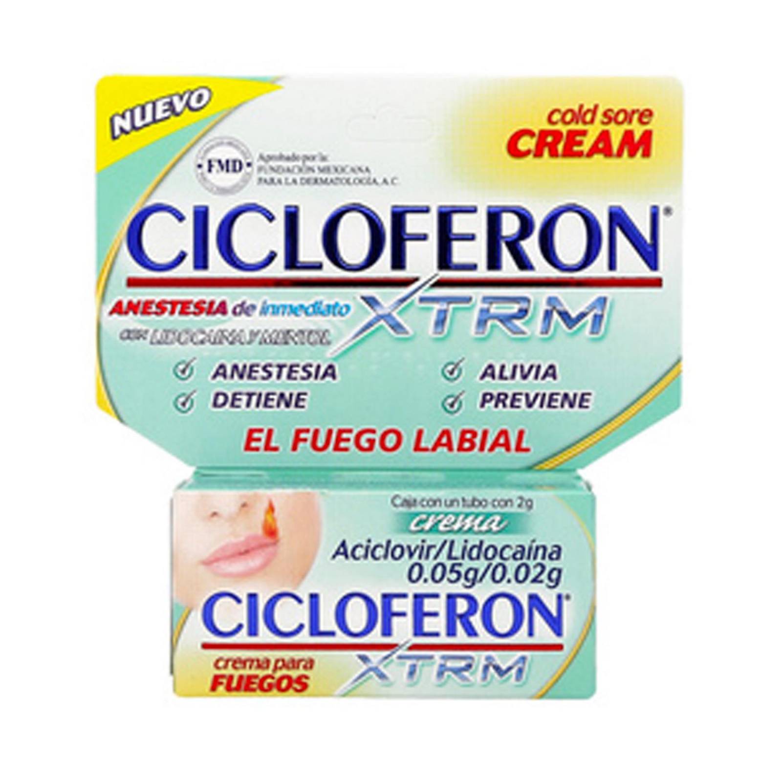 Crema para Fuegos Cicloferon Xtrm 2 gr