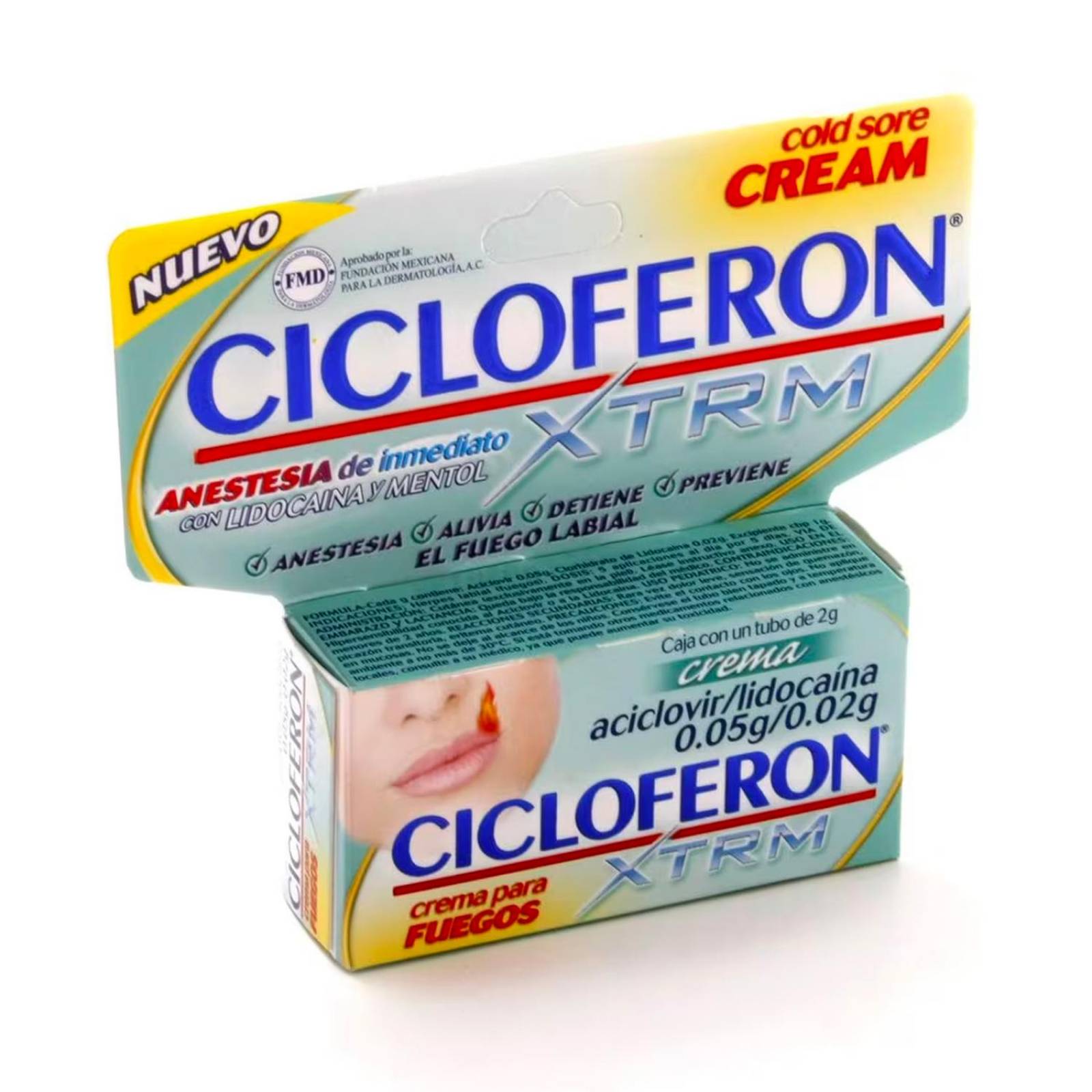 Crema para Fuegos Cicloferon Xtrm 2 gr