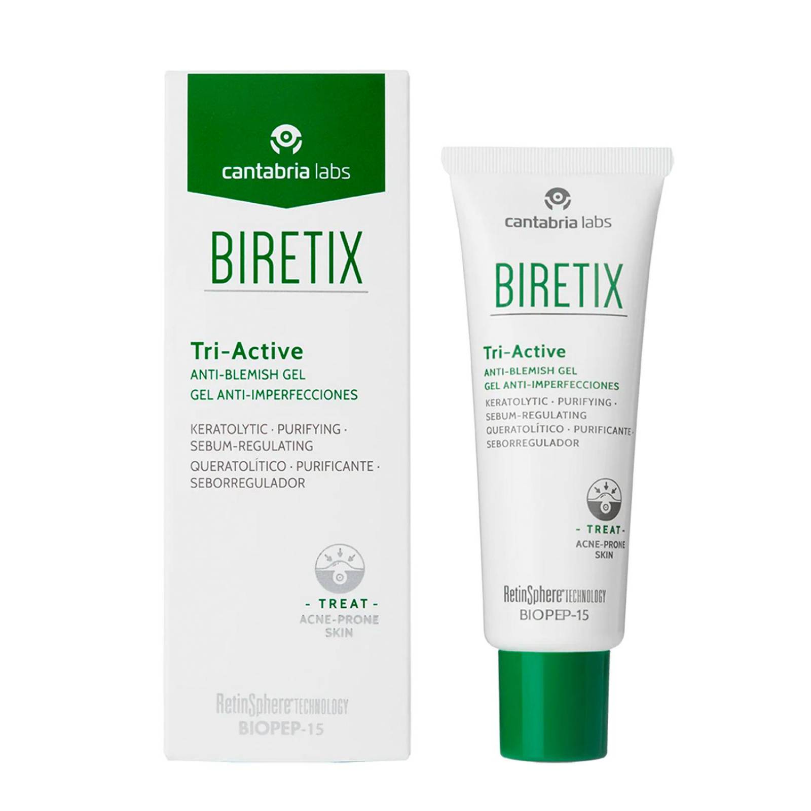 Gel Anti-Imperfecciones Biretix Tri-Active 50 ml 
