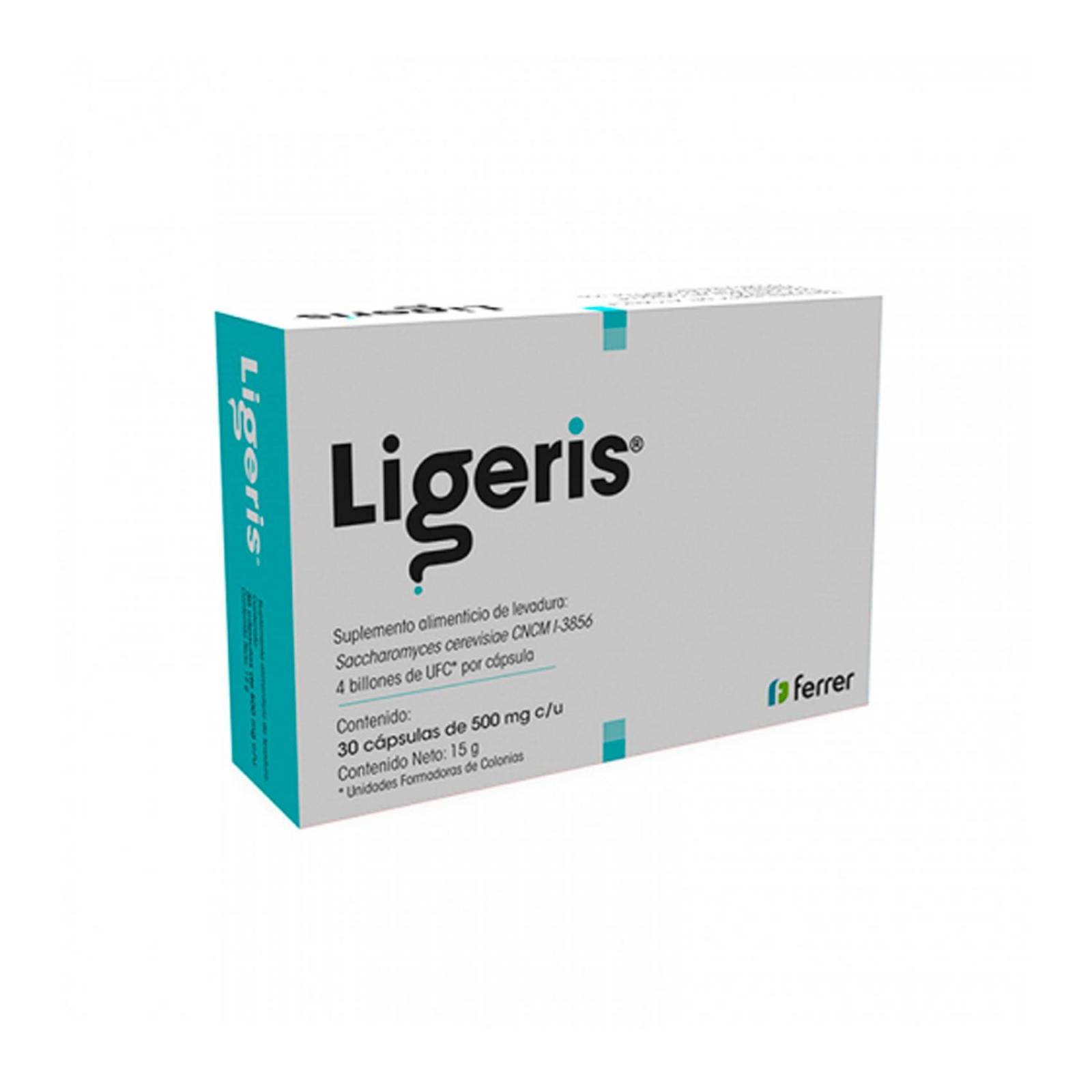 Suplemento Alimenticio Ligeris 500 mg 30 Cápsulas 