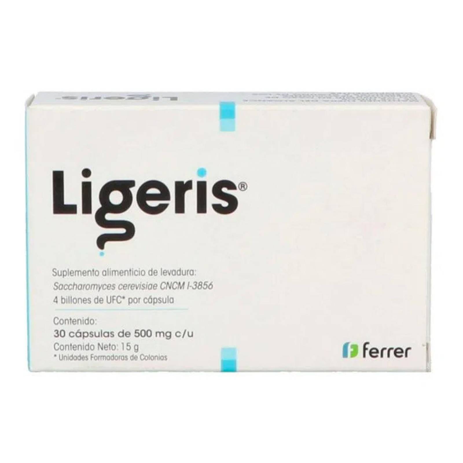 Suplemento Alimenticio Ligeris 500 mg 30 Cápsulas 