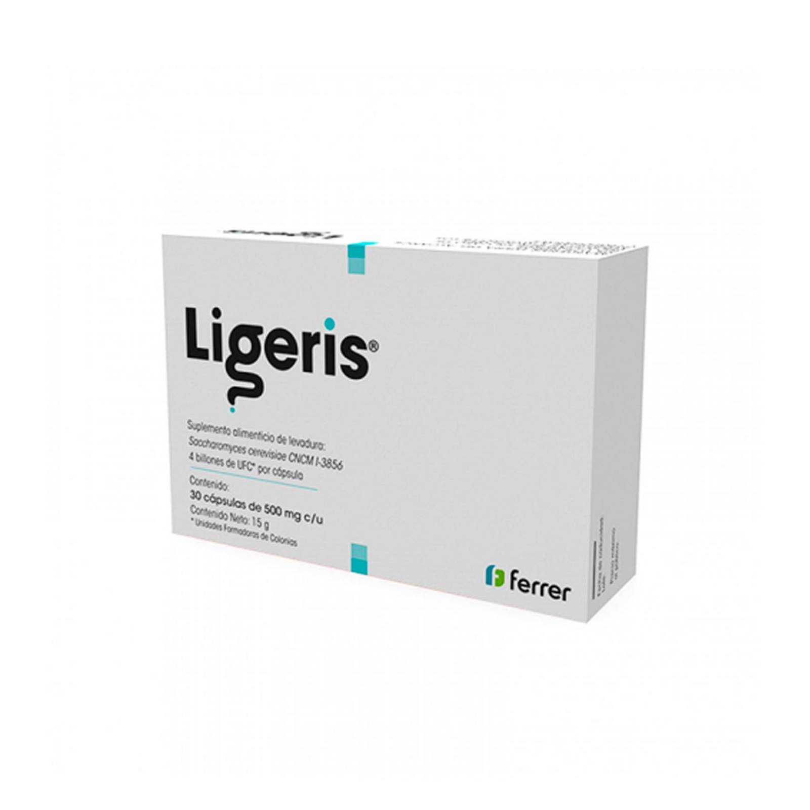 Suplemento Alimenticio Ligeris 500 mg 30 Cápsulas 