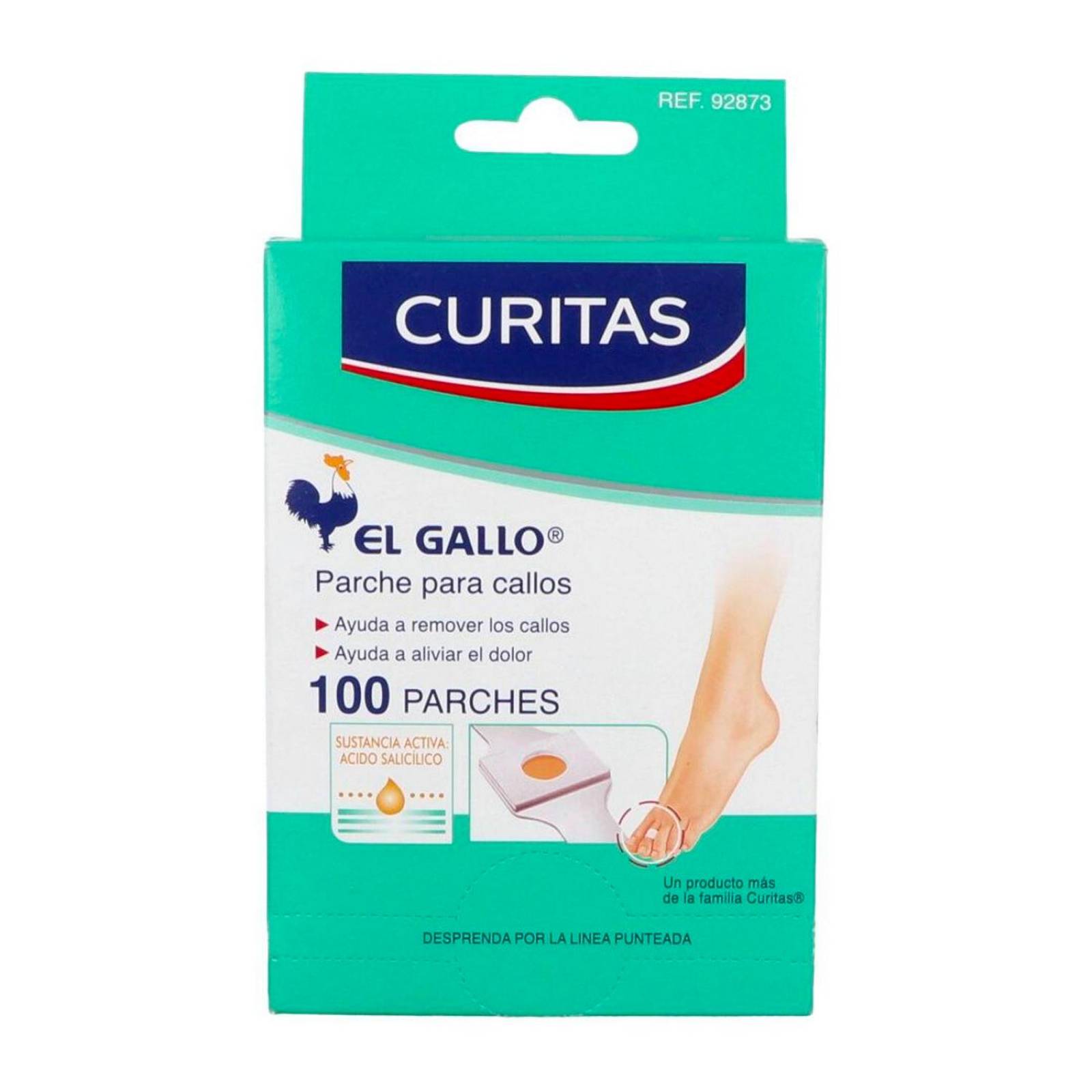 Parches para Callos Curitas El Gallo 100 piezas 