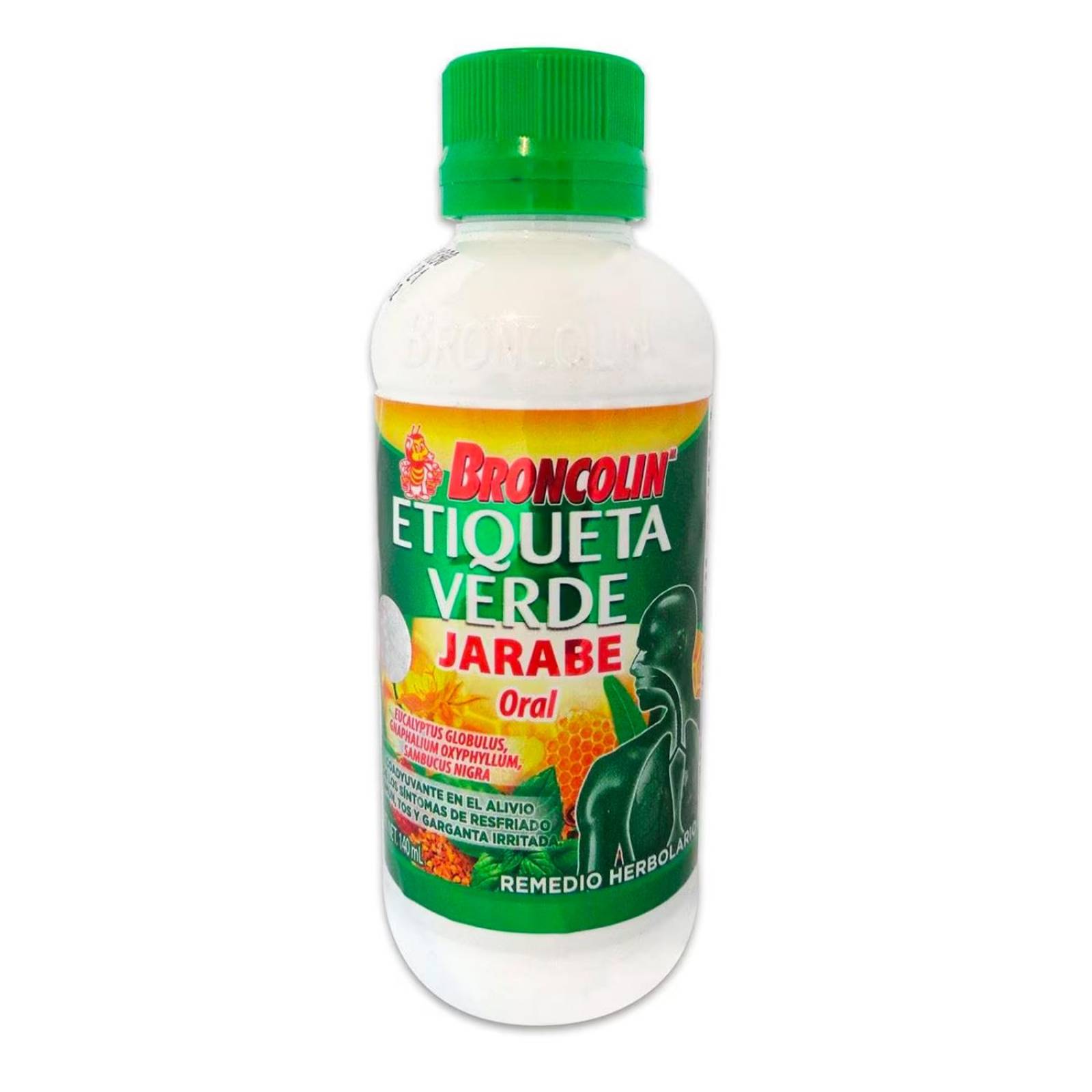 Jarabe Broncolin Etiqueta Verde 140 ml 