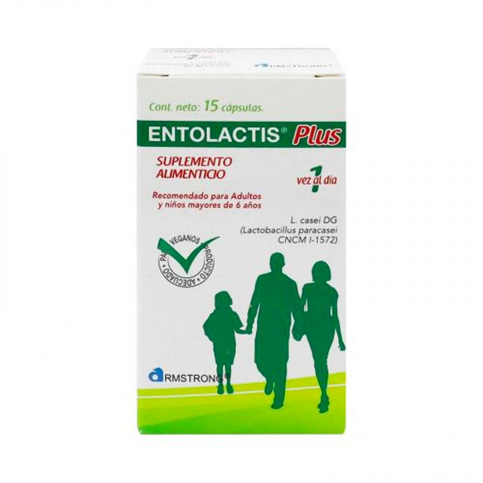 Suplemento Alimenticio Entolactis Plus 15 Cápsulas 