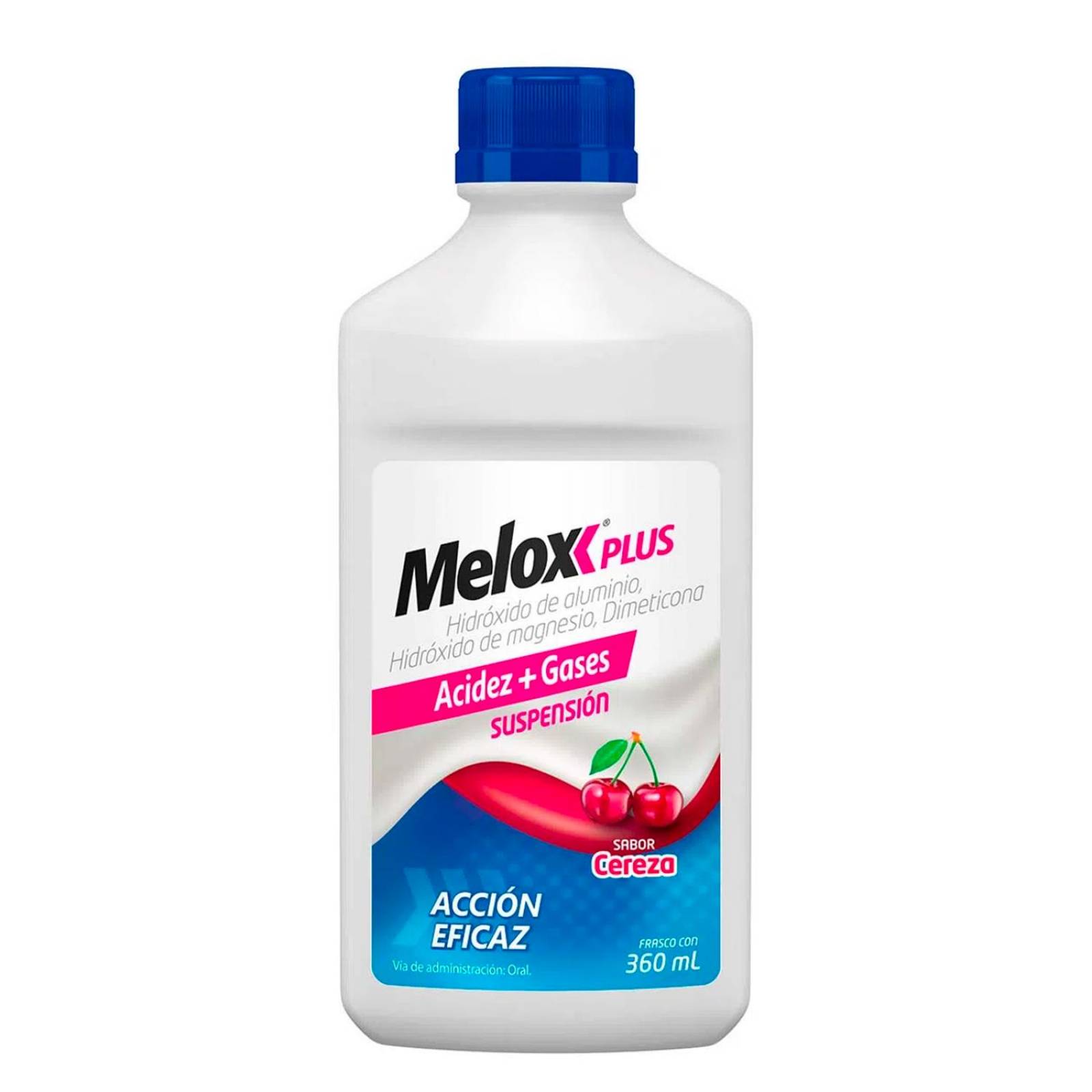 Antiácido Melox Plus Cereza 360 ml 