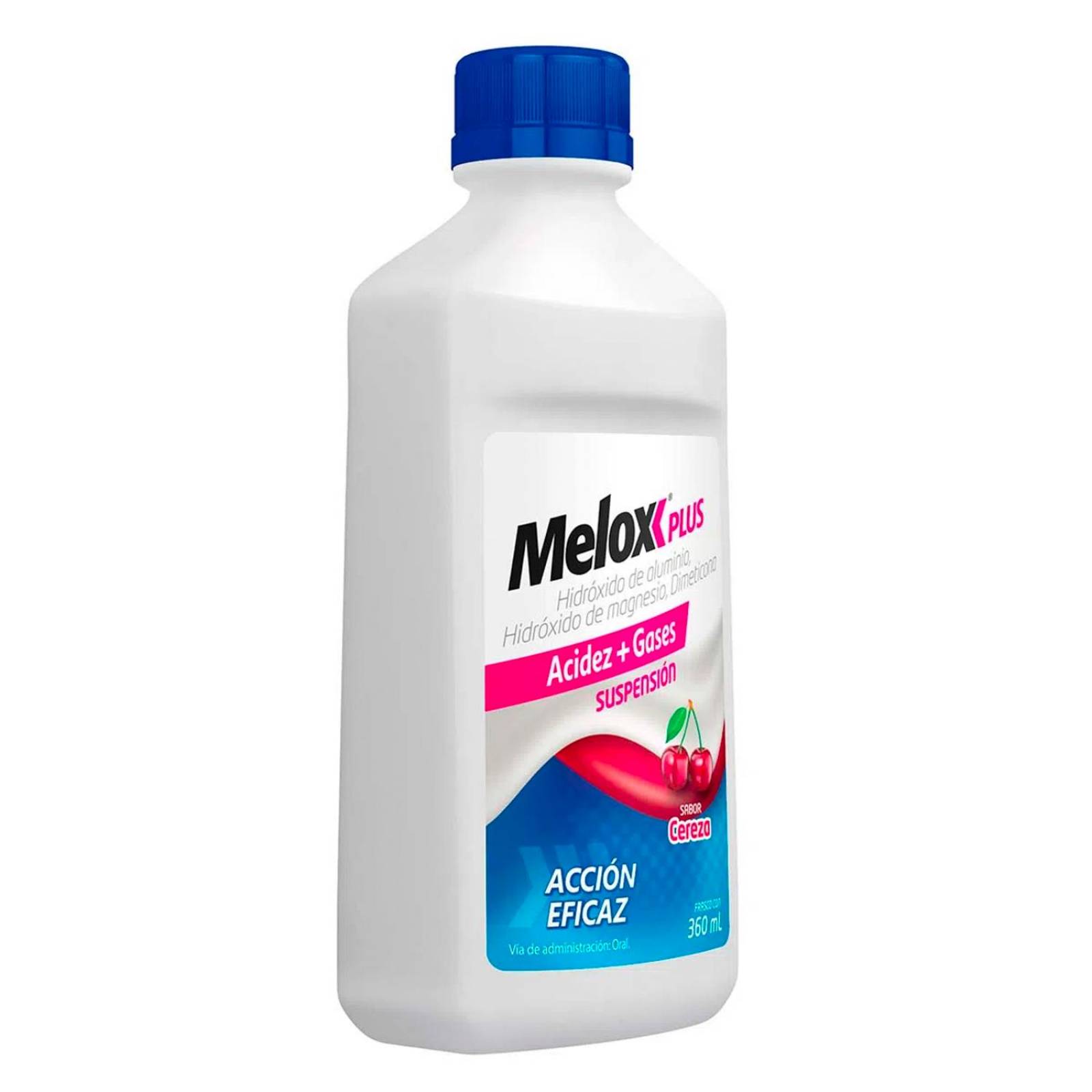 Antiácido Melox Plus Cereza 360 ml 