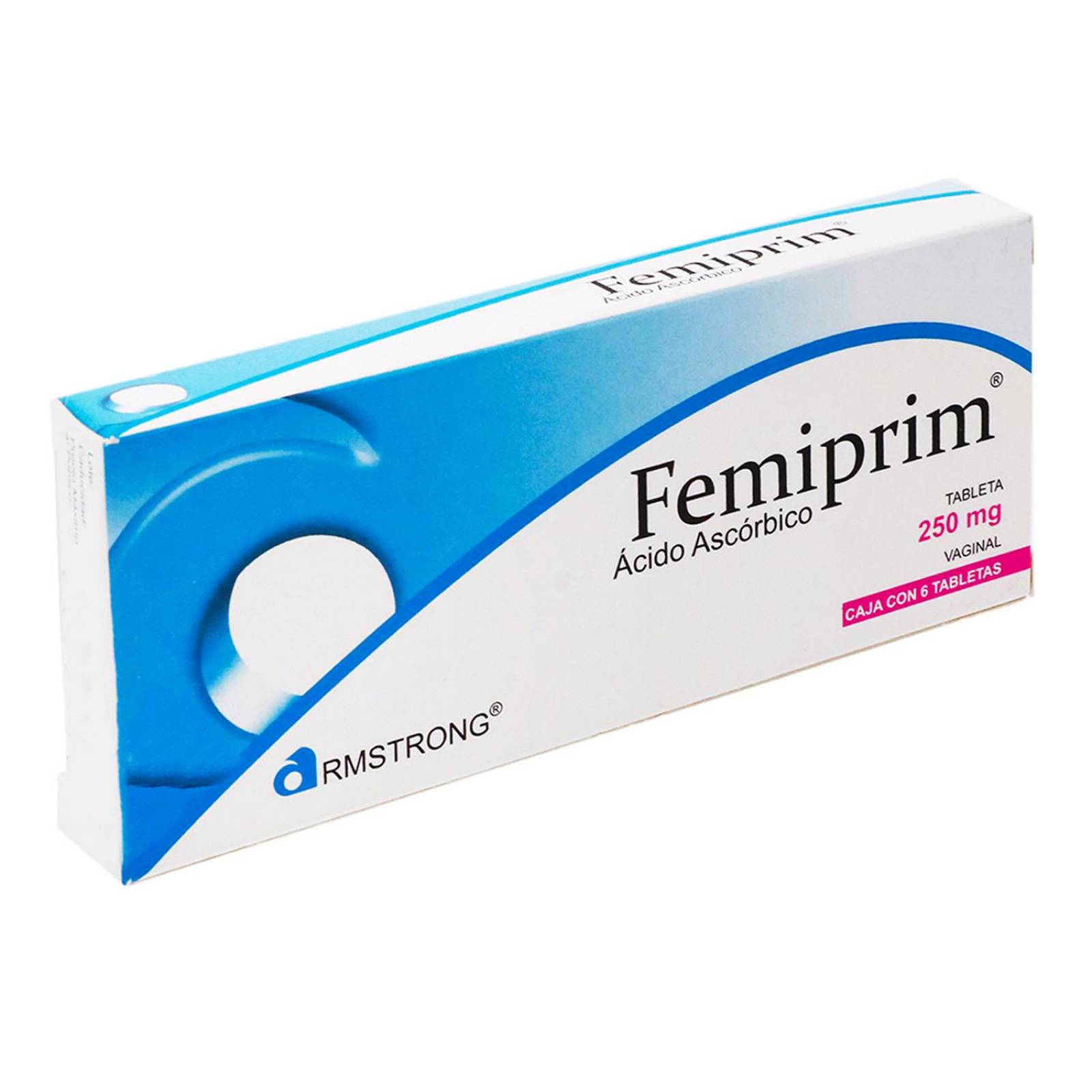 Ácido Ascórbico Femiprim Vaginal 250 mg 6 tabletas 