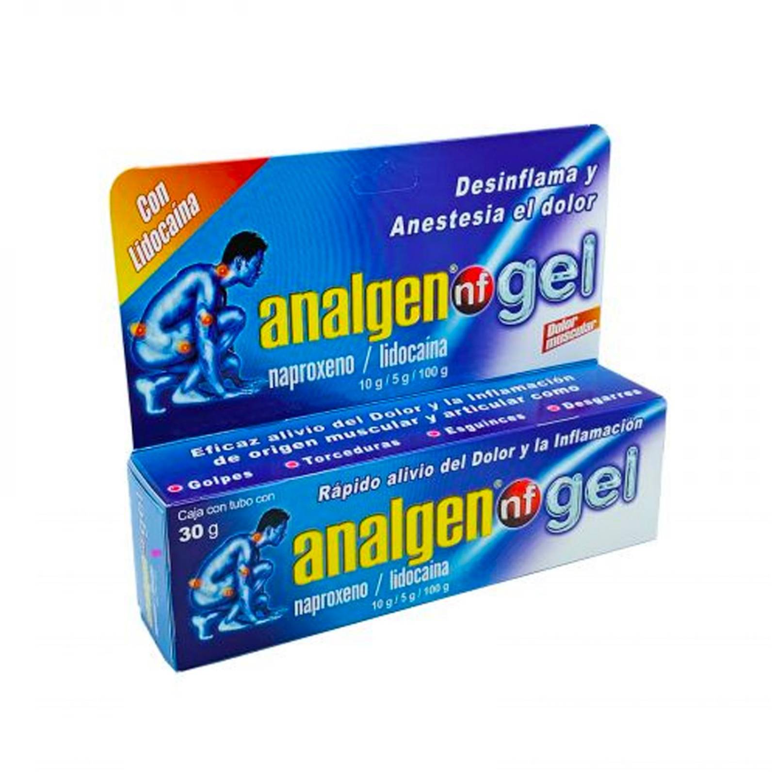 Gel + Tabletas Analgen NF 30 gr + 20 tabletas
