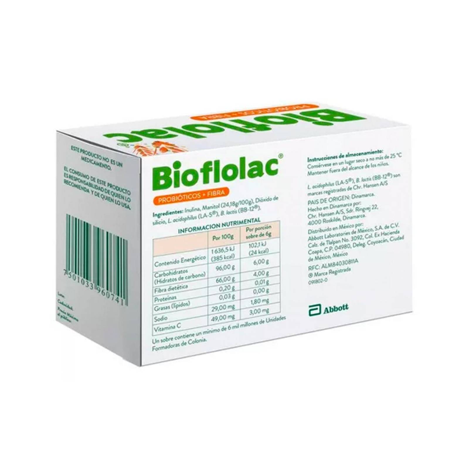 Probióticos Bioflolac 15 sobres de 6 gr