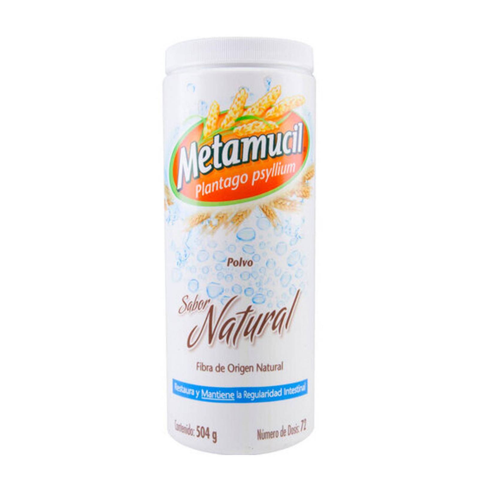 Fibra Metamucil Sabor Natural 504 gr 