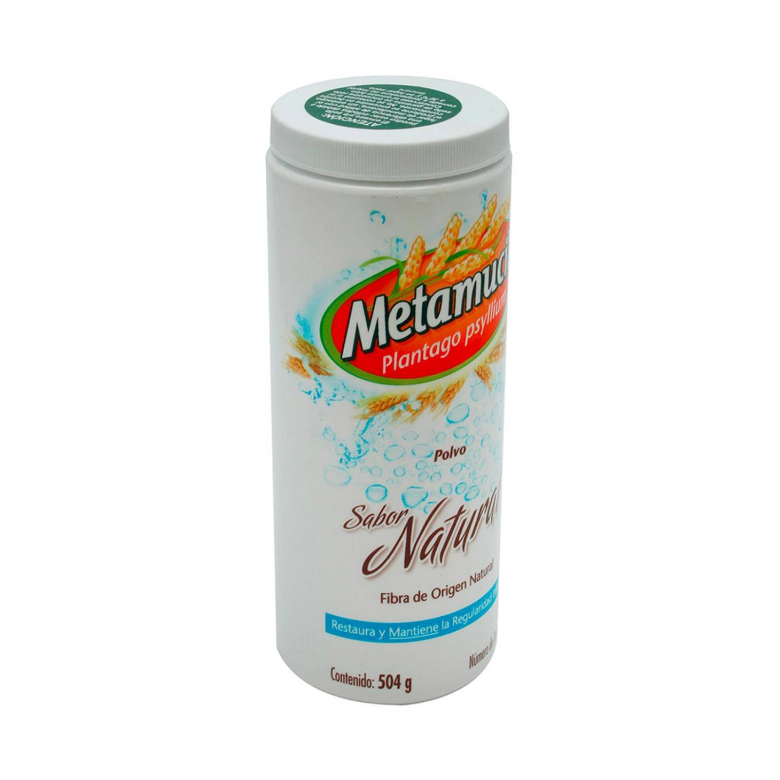 Fibra Metamucil Sabor Natural 504 gr 