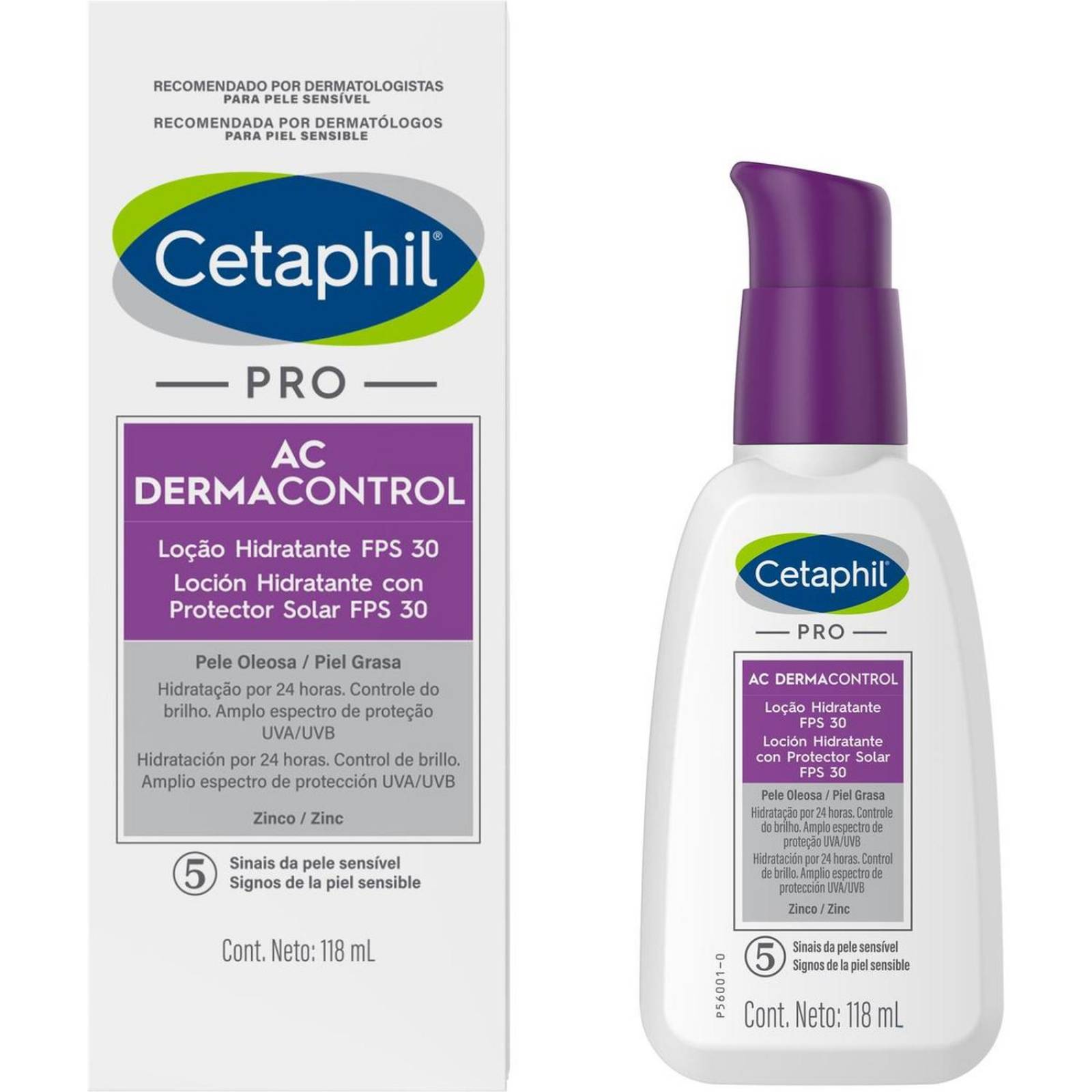 Loción Hidratante Cetaphil PRO AC Dermacontrol 118 ml 
