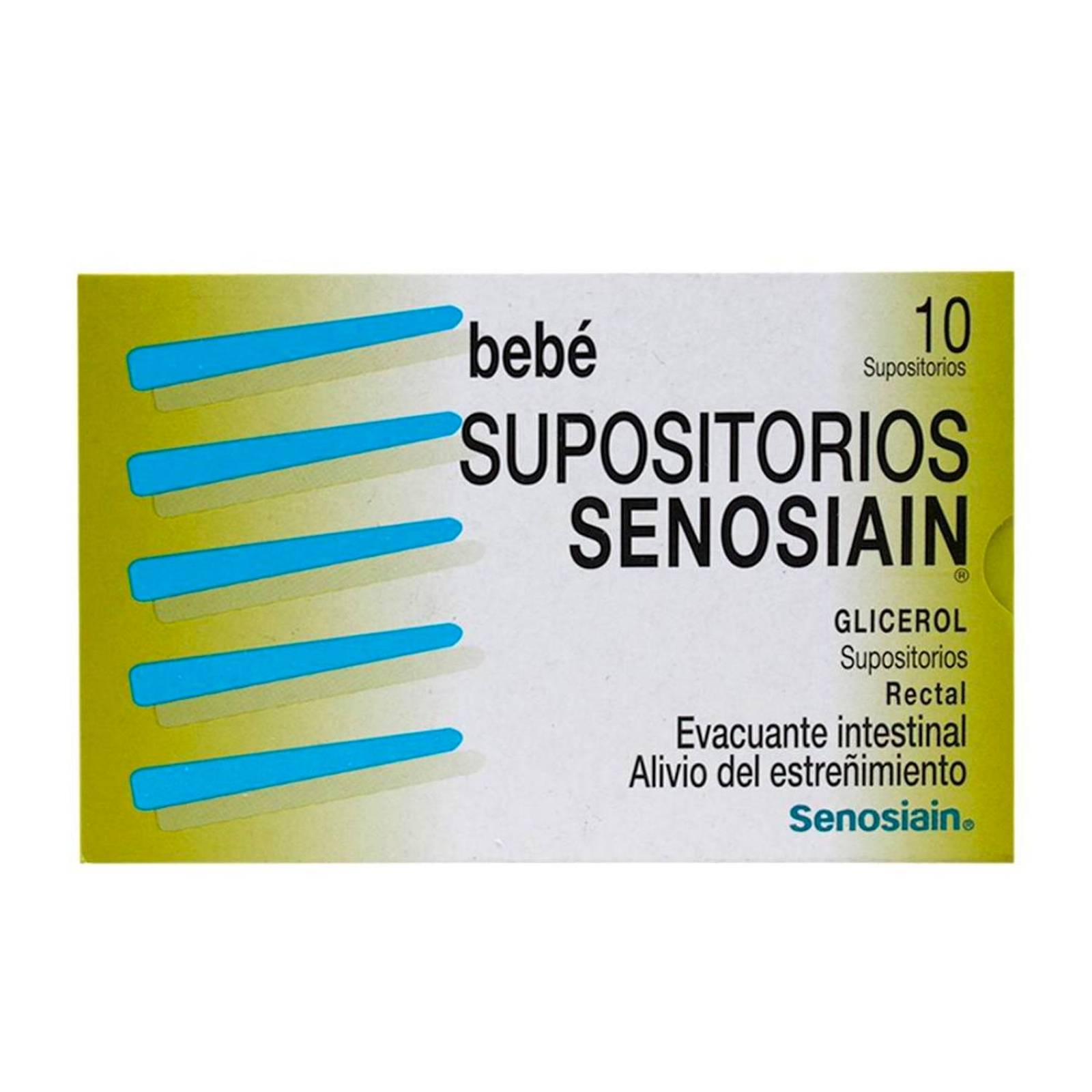 Supositorios Senosiain Pediátricos 10 piezas