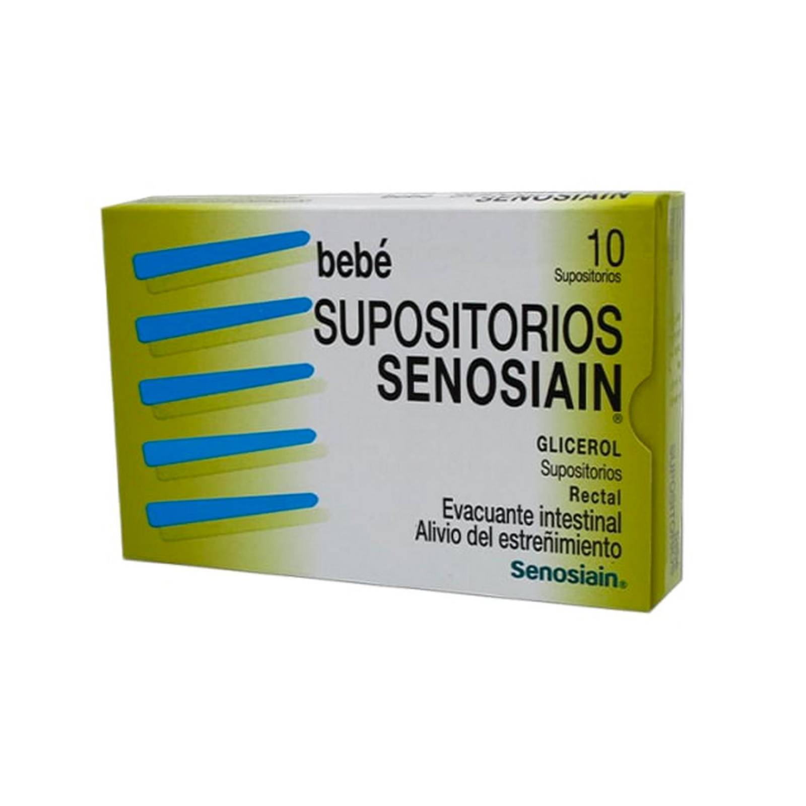 Supositorios Senosiain Pediátricos 10 piezas