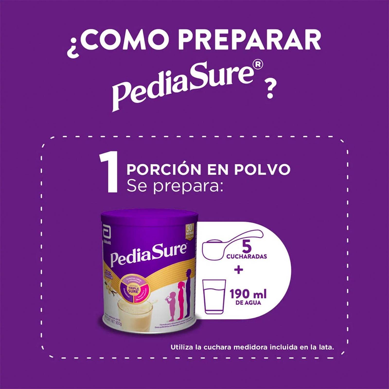 Suplemento Alimenticio Pediasure Vainilla 400 gr
