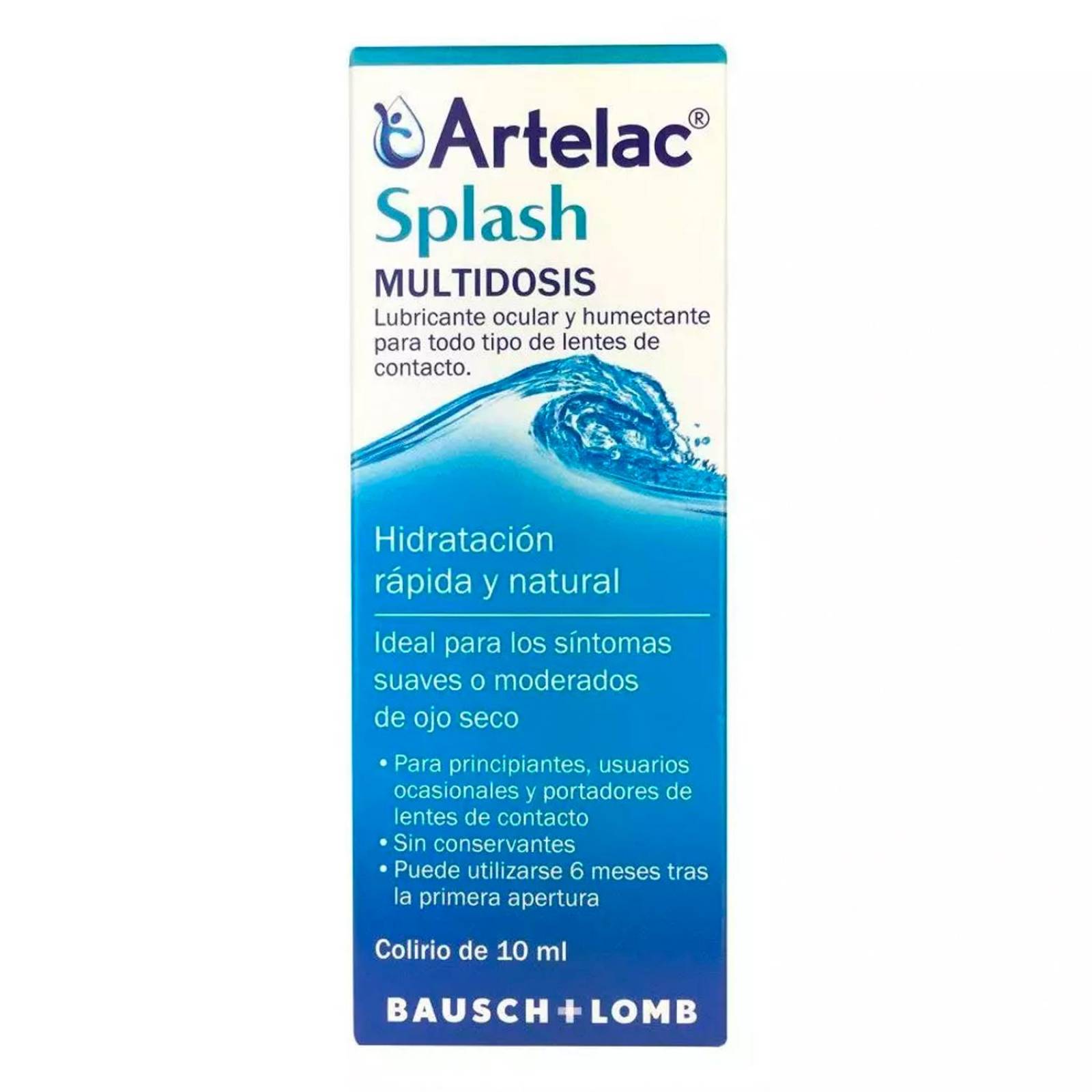 Lubricante Ocular Artelac Splash Multidosis 10 ml 