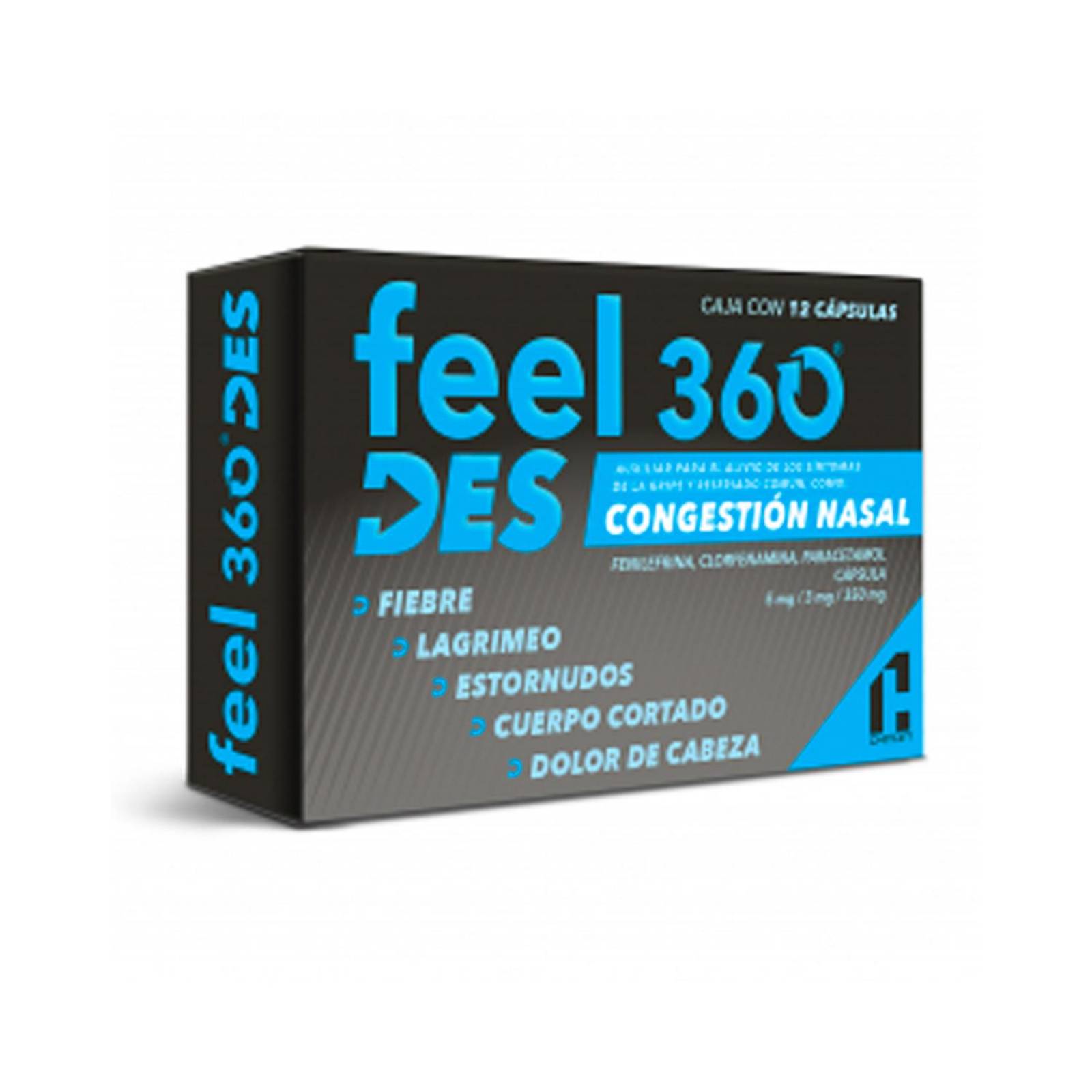 Antigripal Feel 360 DES 12 Cápsulas 